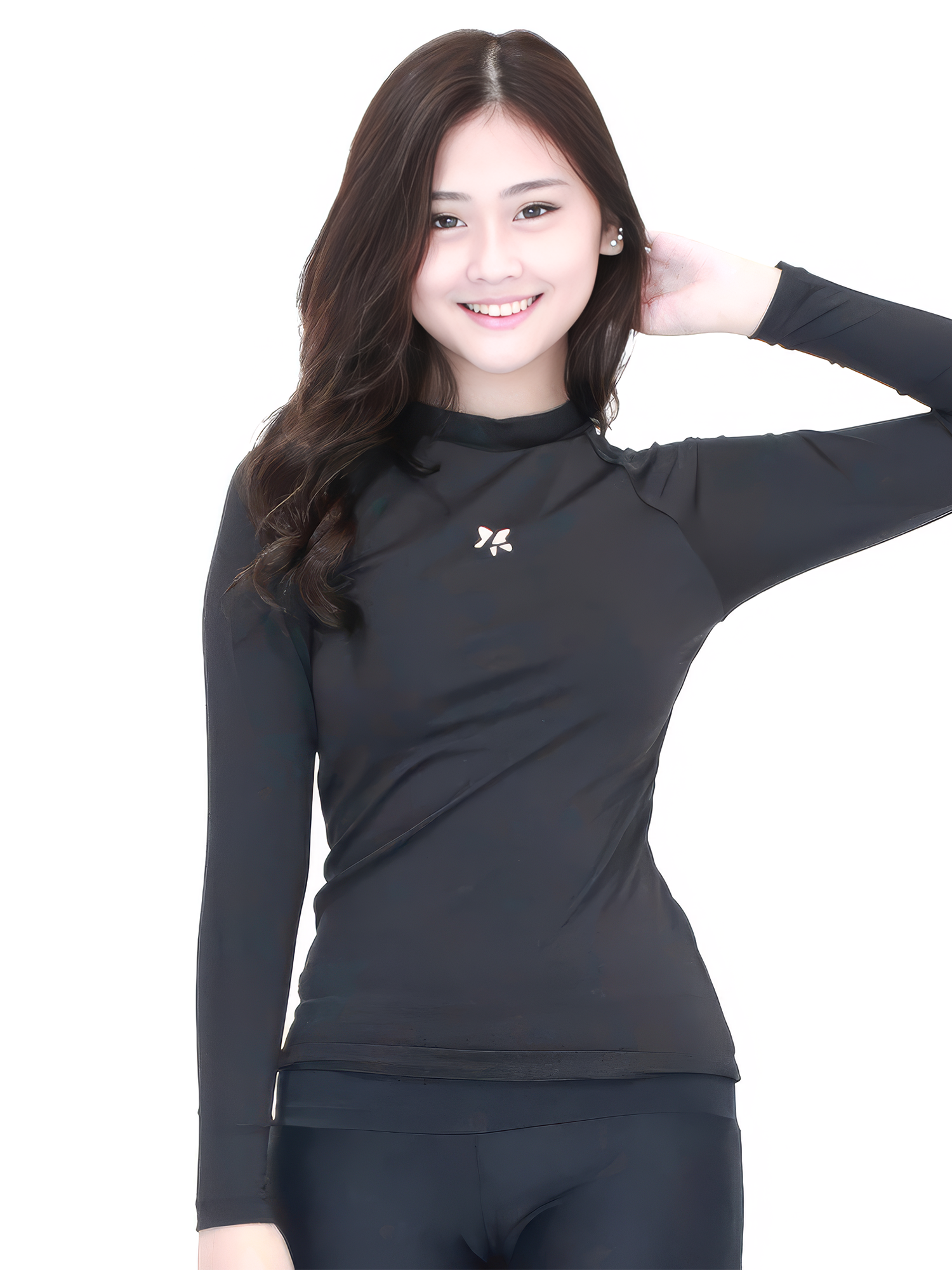 Lasona Rash Guard Women Swimwear Baju Atasan Renang Wanita Tangan Panjang  BRP-C3175-E3 view 4