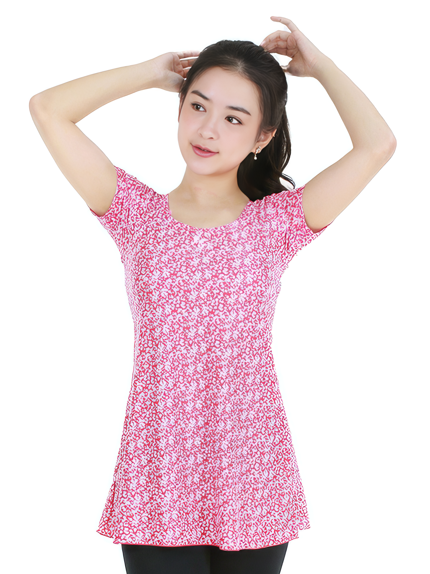 Lasona Women Swimsuit Baju Renang Rok Wanita Size Besar TRDP-A2438J-L01979X