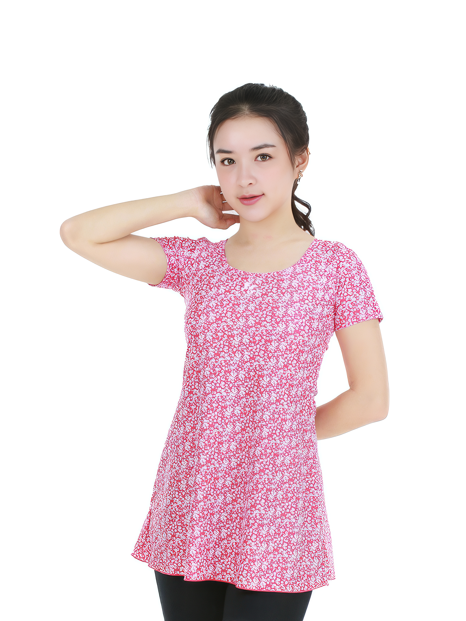 Lasona Women Swimsuit Baju Renang Rok Wanita Size Besar TRDP-A2438J-L01979X view 5