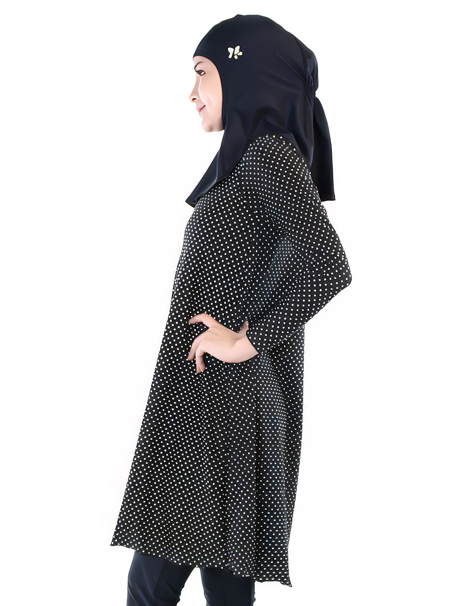Lasona Women Burkini Hijab Swimwear Loose Style Baju Renang Muslim Wanita Size Besar TRPM-C3332-L0756X view 3