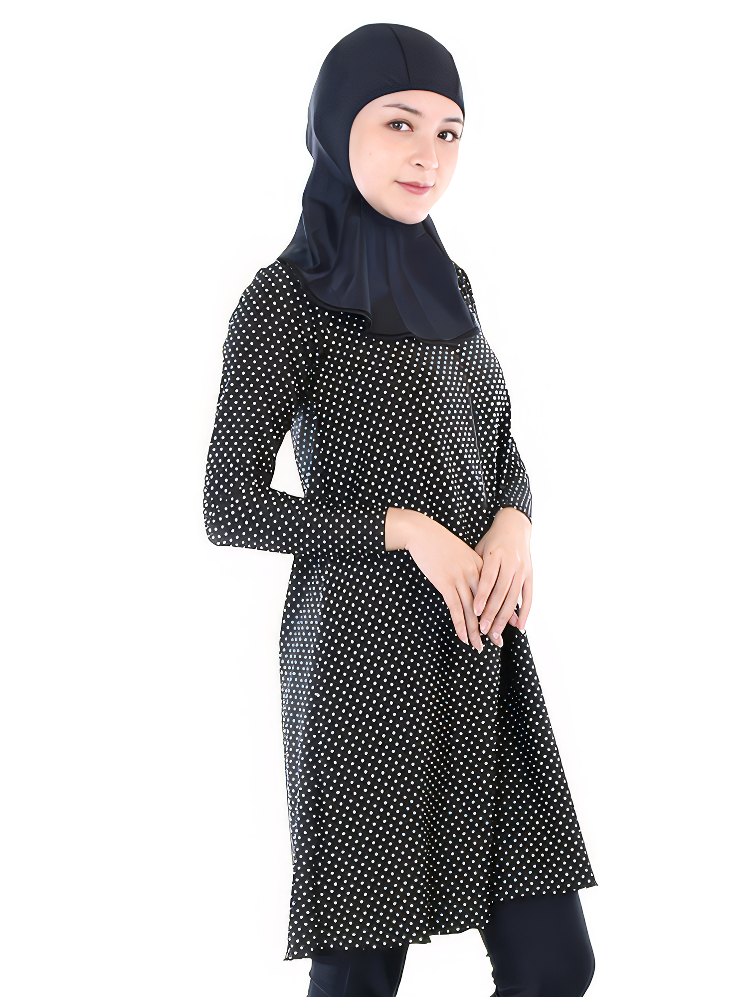 Lasona Women Burkini Hijab Swimwear Loose Style Baju Renang Muslim Wanita Size Besar TRPM-C3332-L0756X view 2