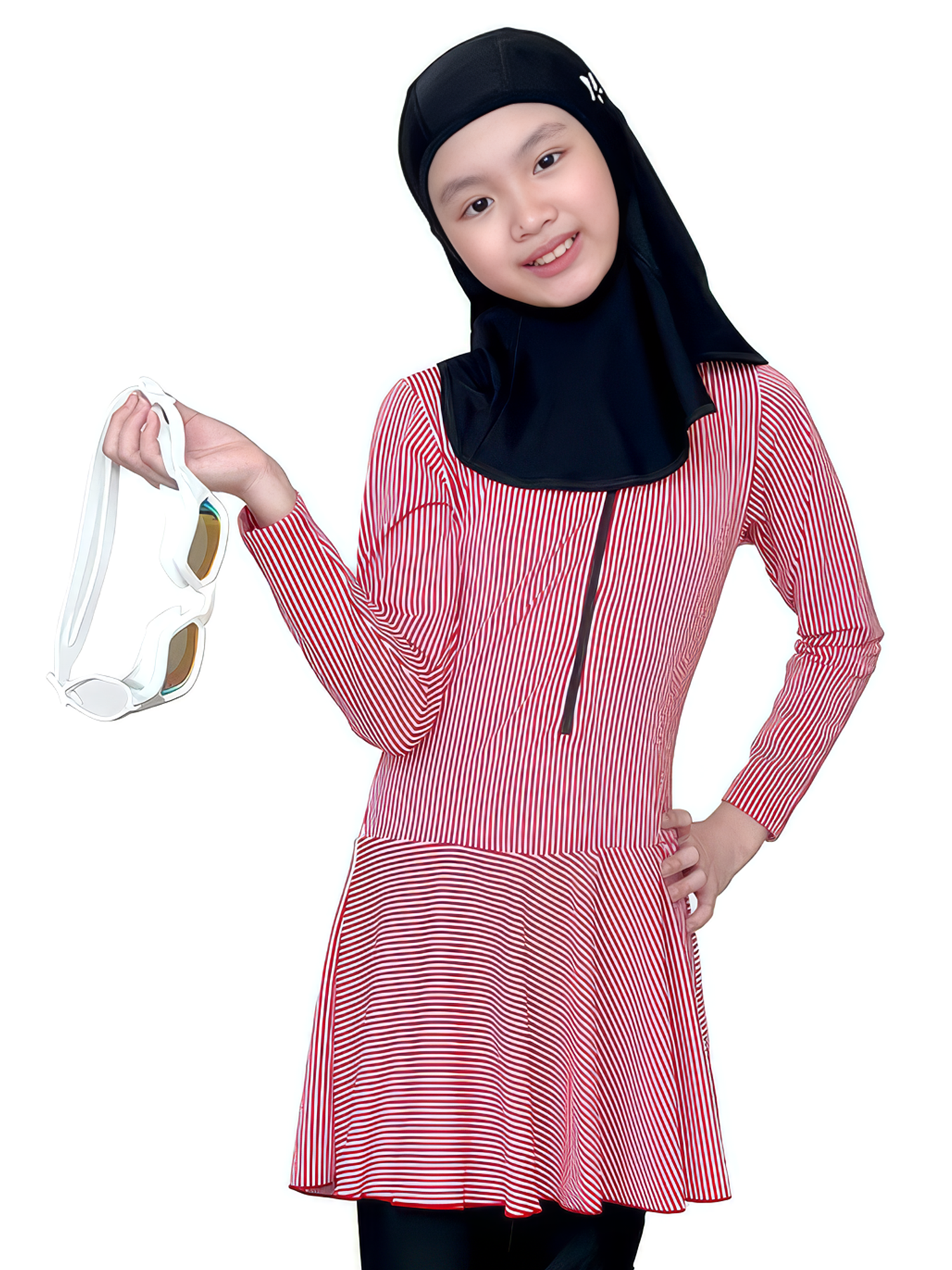 Lasona Kids Burkini Hijab Swimwear Baju Renang Muslim Anak Perempuan TRPM-K3344-L0587 view 2