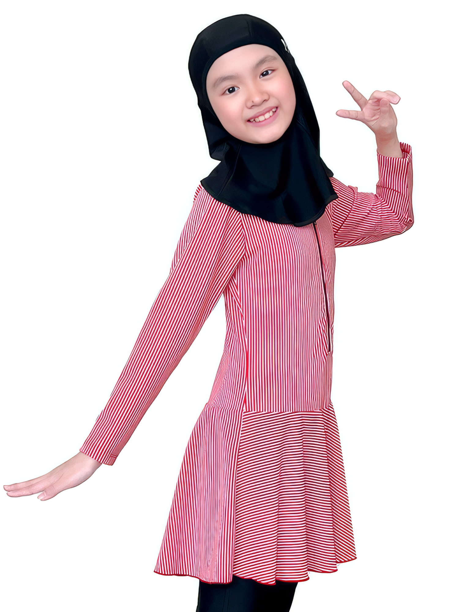 Lasona Kids Burkini Hijab Swimwear Baju Renang Muslim Anak Perempuan TRPM-K3344-L0587 view 3