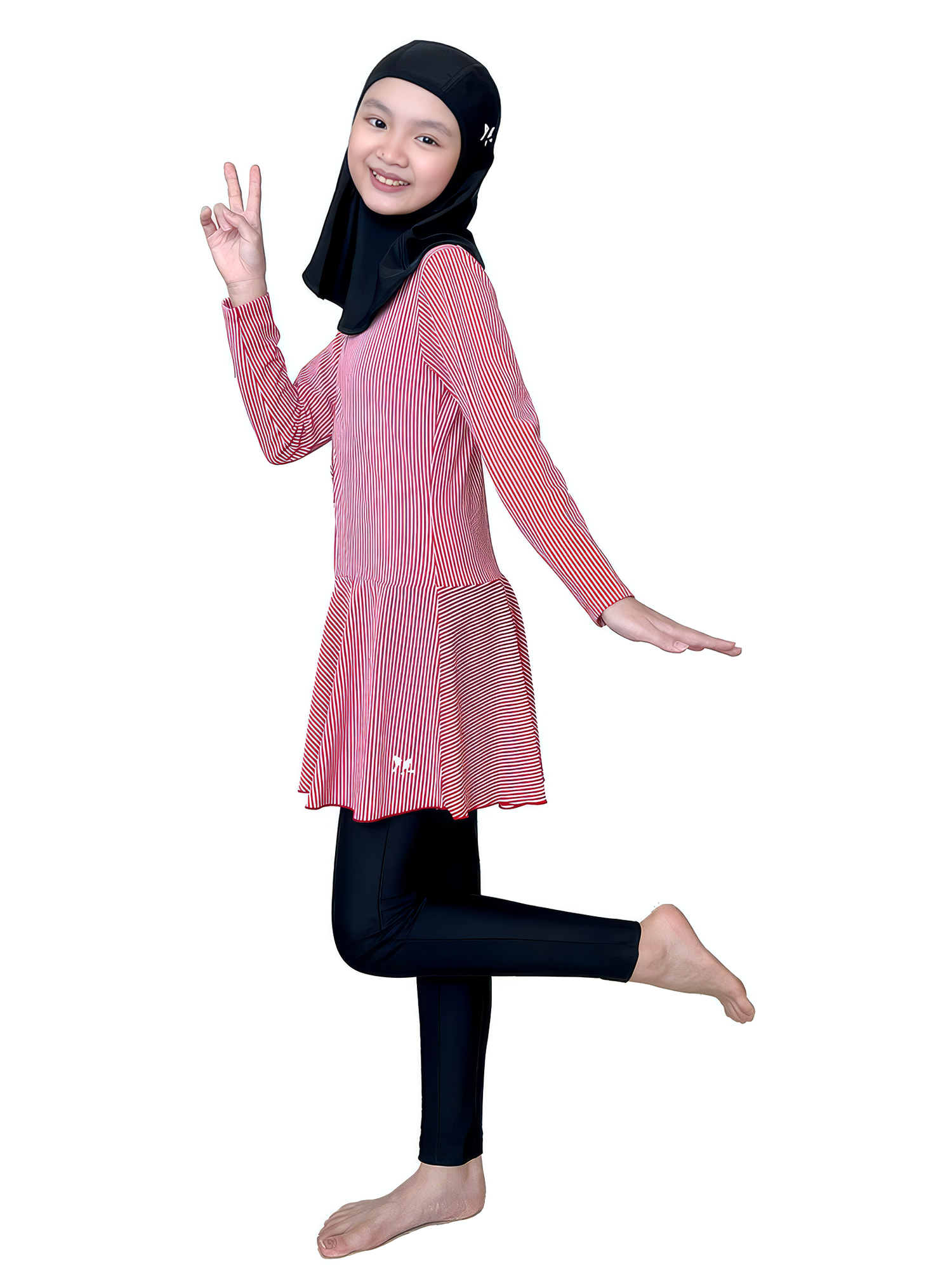 Lasona Kids Burkini Hijab Swimwear Baju Renang Muslim Anak Perempuan TRPM-S3344-L0587 view 5