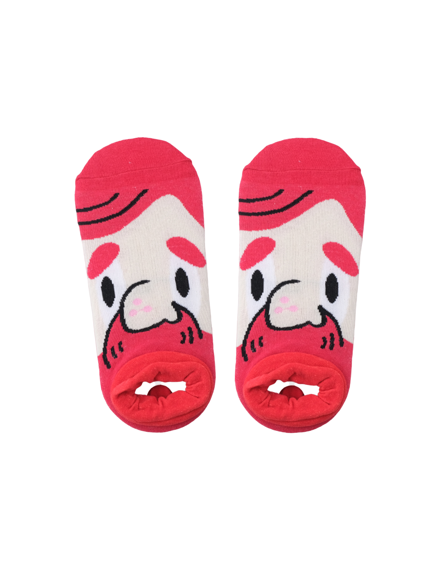 3D Red Lips view 5