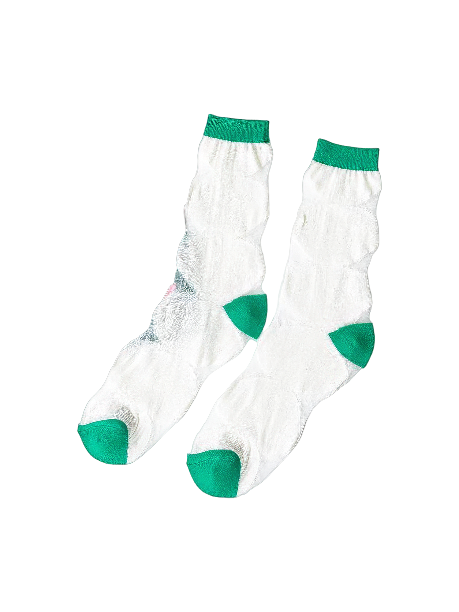 DUMMY - Green Net Socks view 3