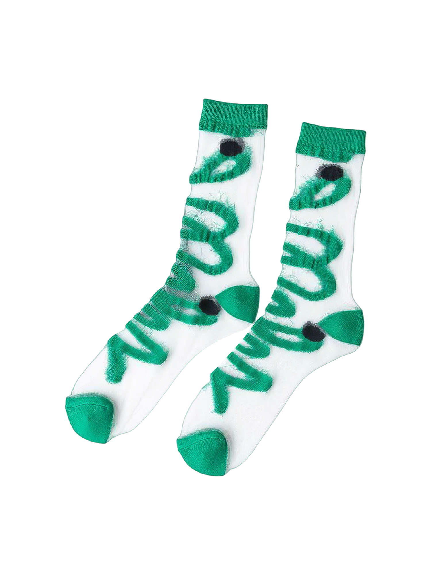 DUMMY - Green Net Socks view 6