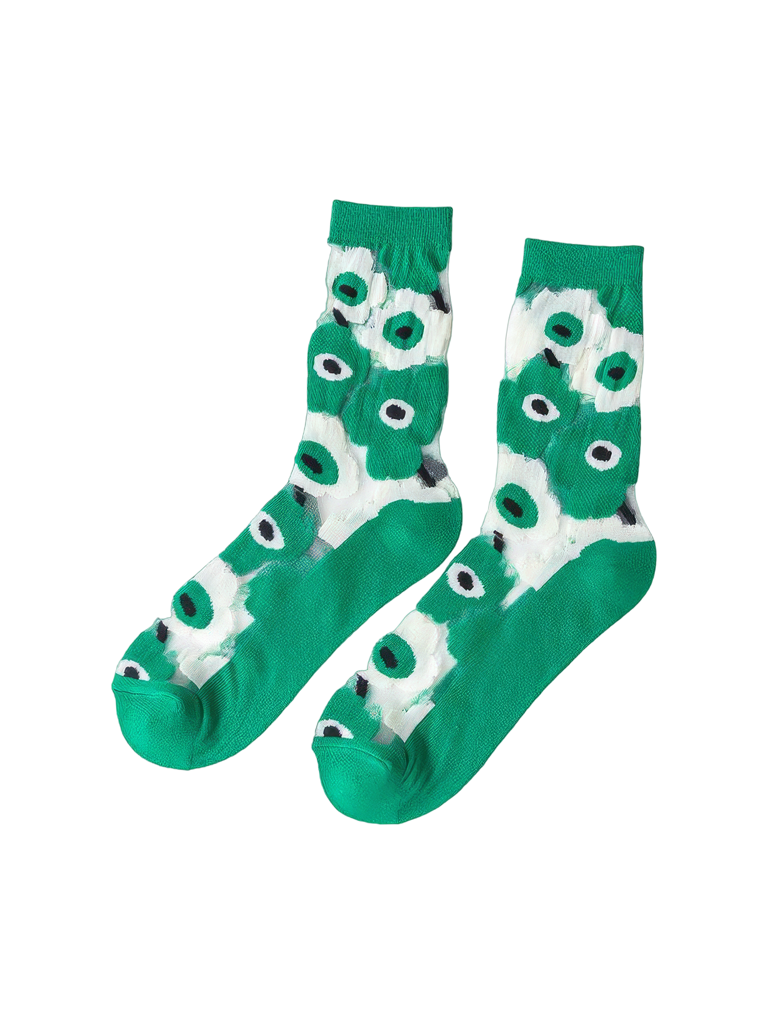 DUMMY - Green Net Socks view 7
