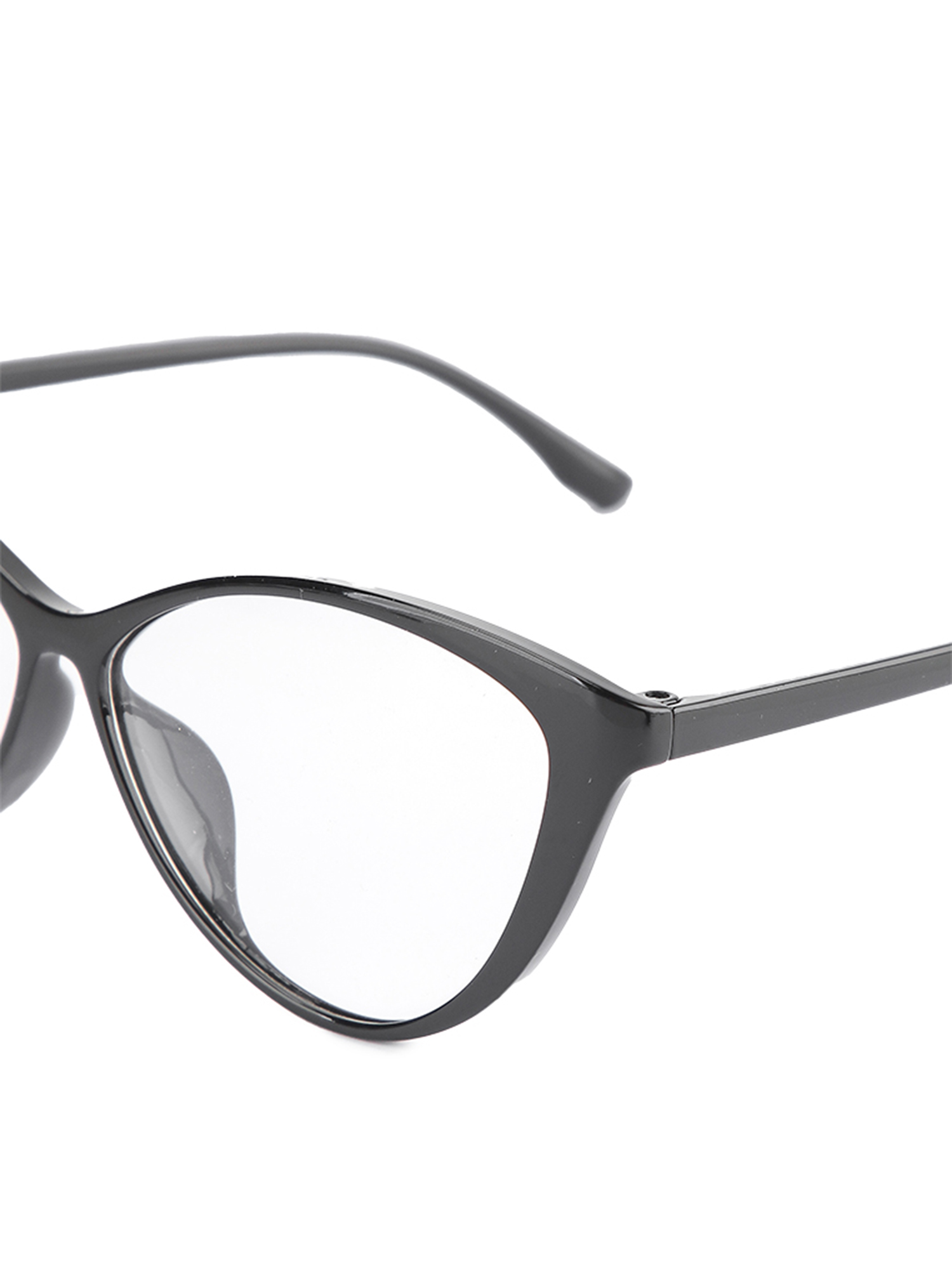 Kacamata TR Lentur Pria Wanita Antiradiasi Cat Eye Regata-Black view 5