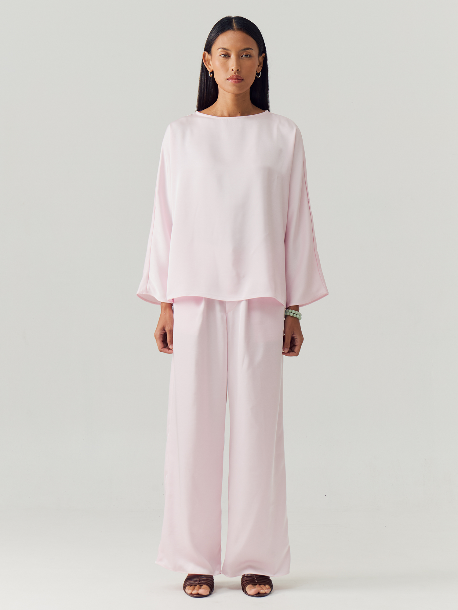 Blossom Silk Longsleeve Set