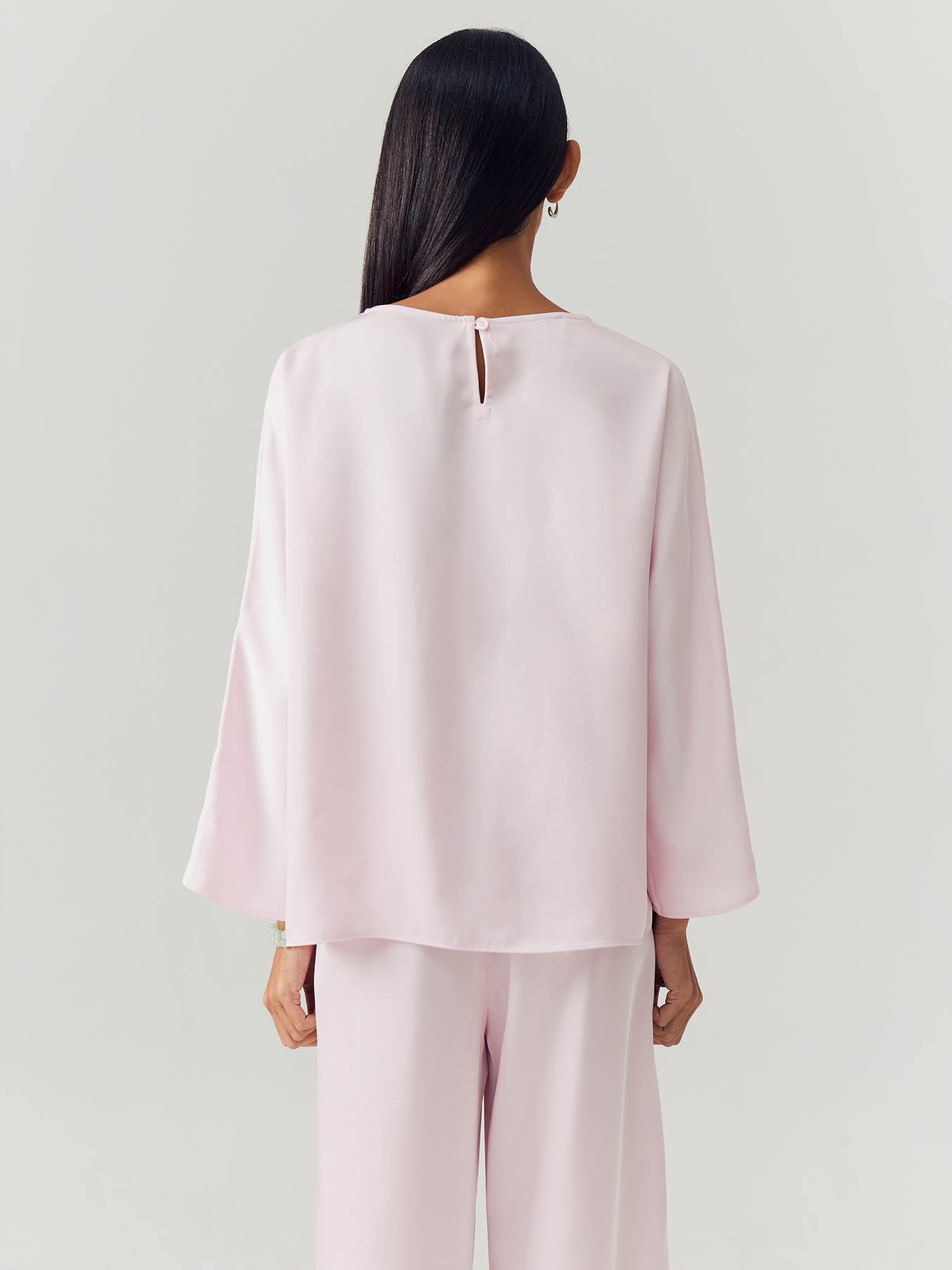 Blossom Silk Longsleeve Set view 3