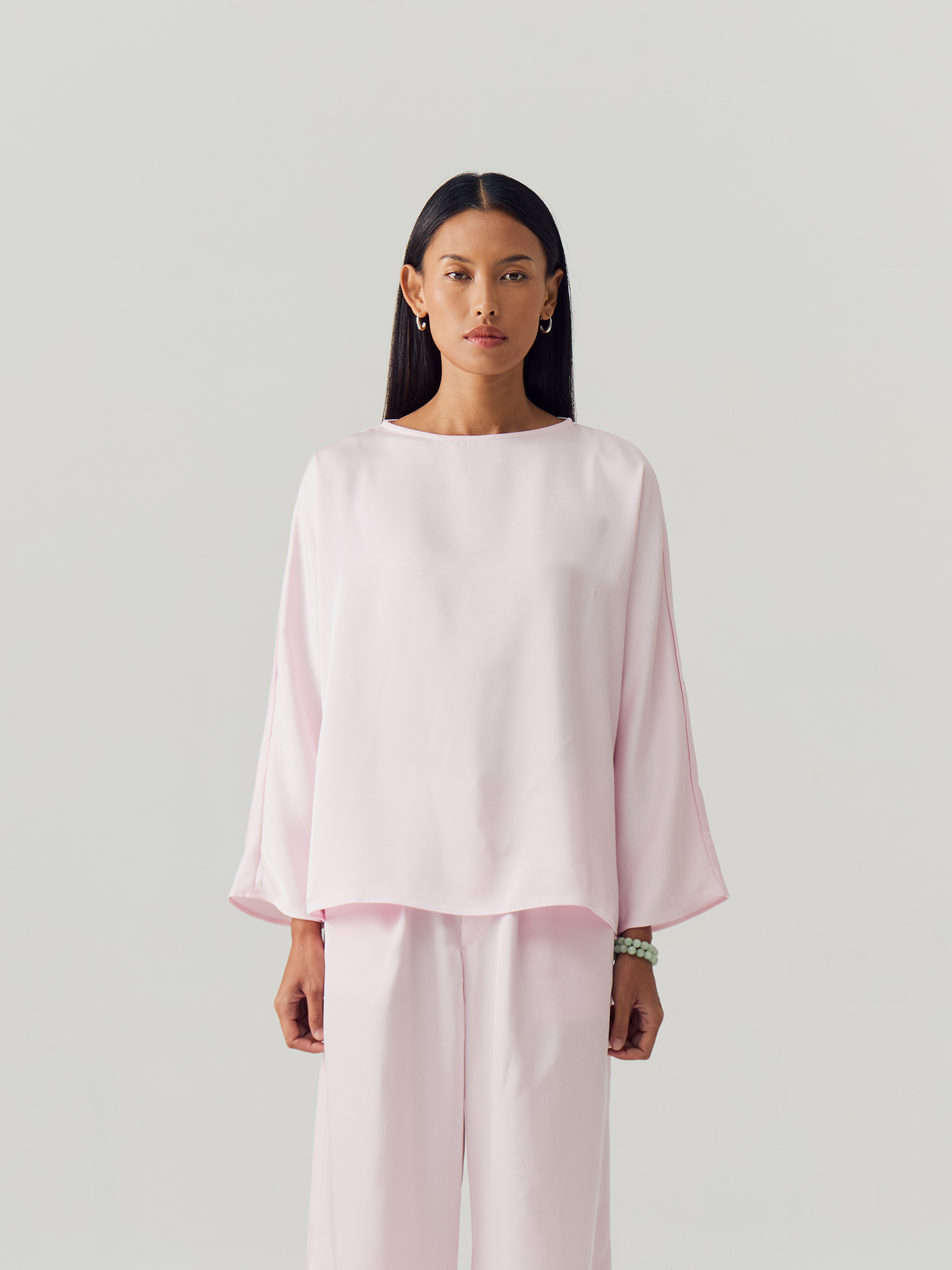 Blossom Silk Longsleeve Set view 5