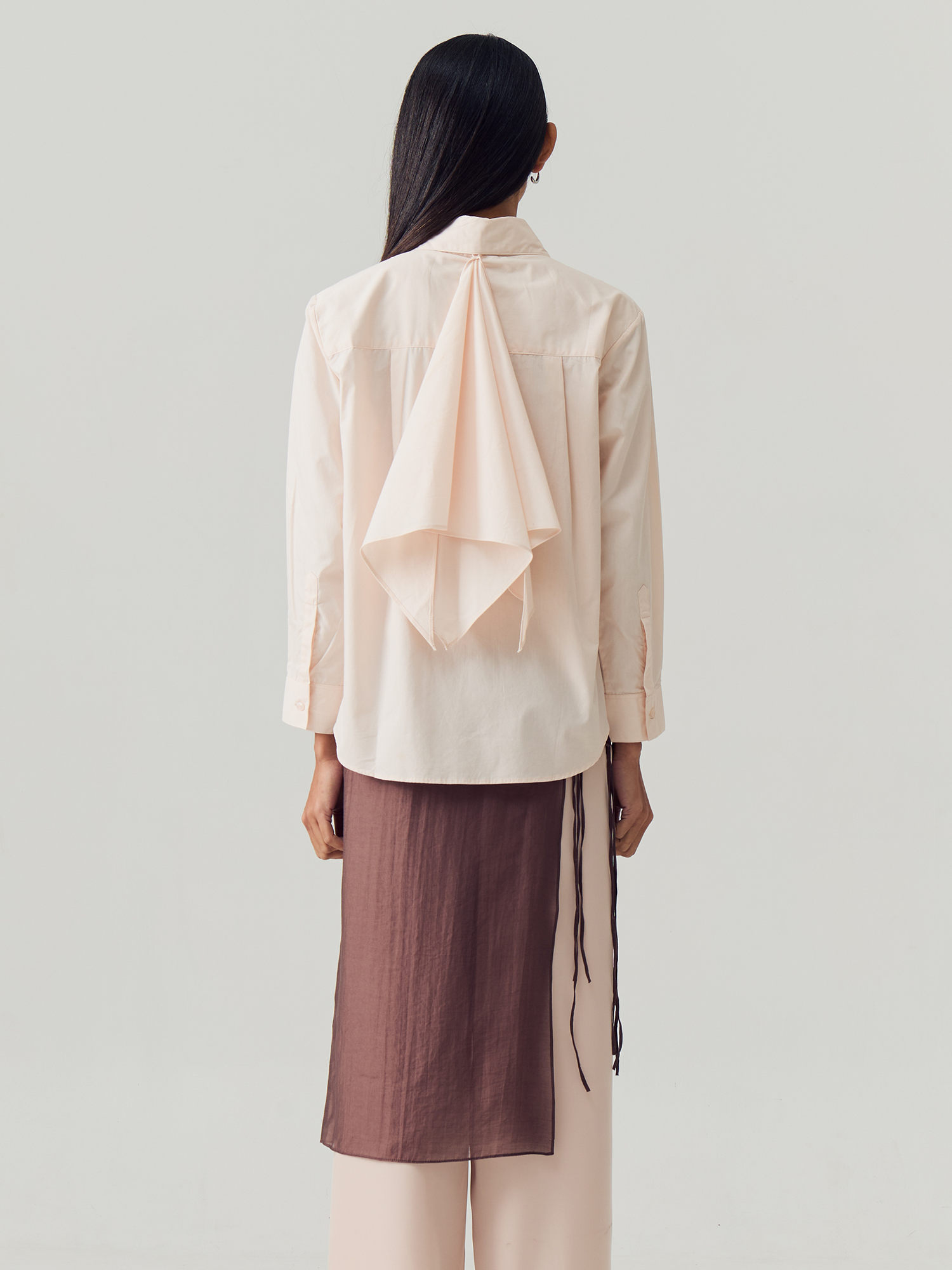 Blossom Shirt with Scarf view 2