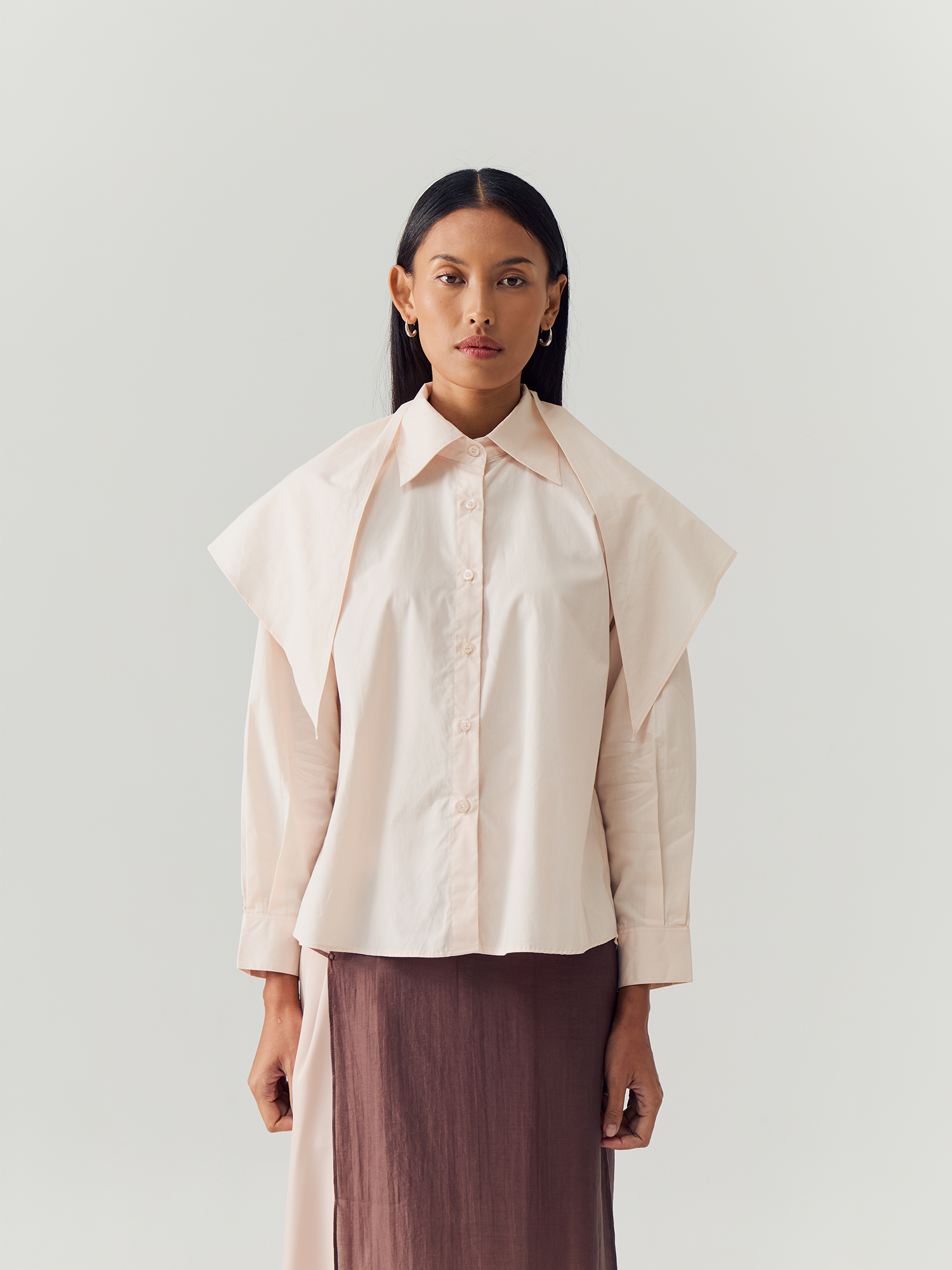 Blossom Shirt with Scarf view 4