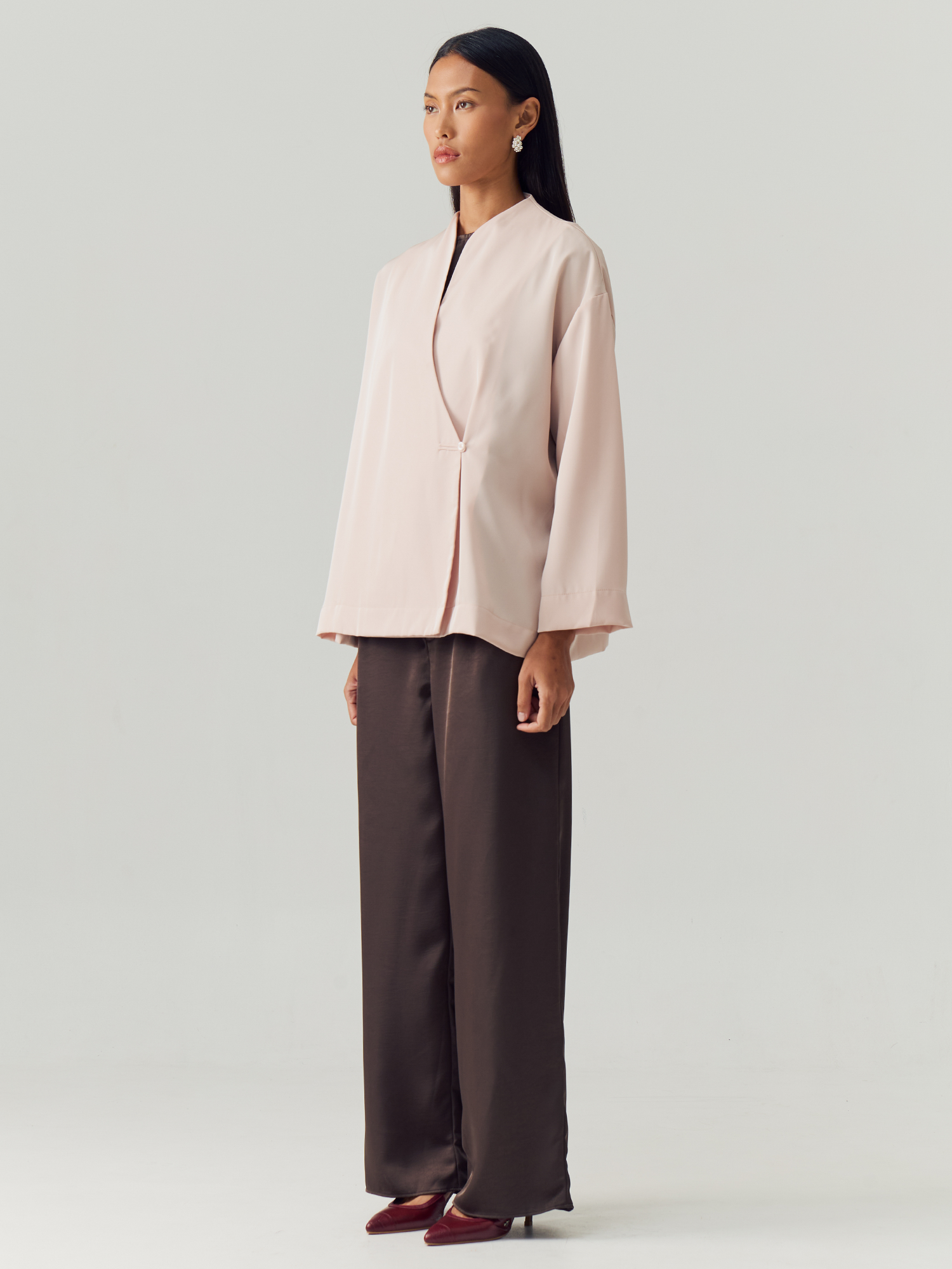 Nude Wrap Top view 4