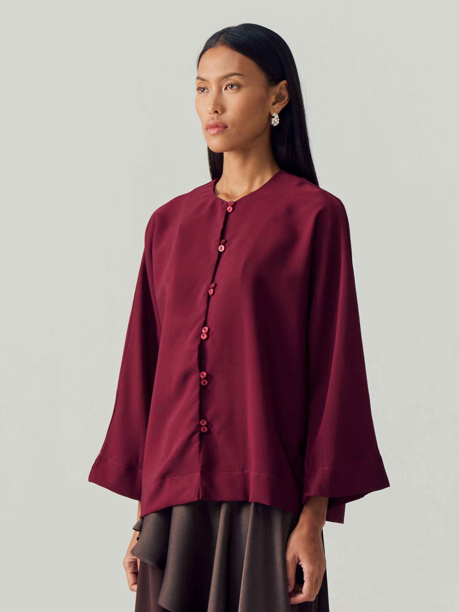 Maroon Maverick Top