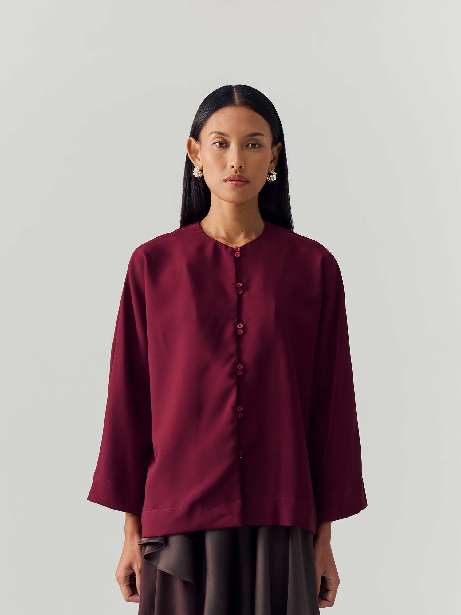 Maroon Maverick Top view 4