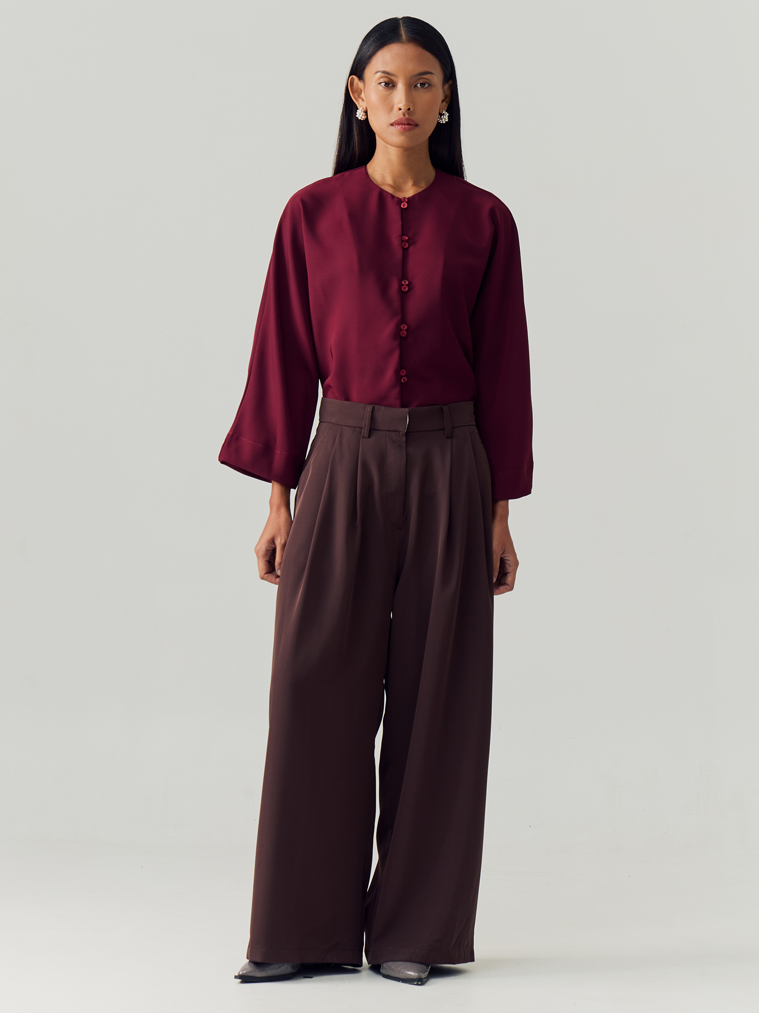 Espresso Loose Trousers view 2