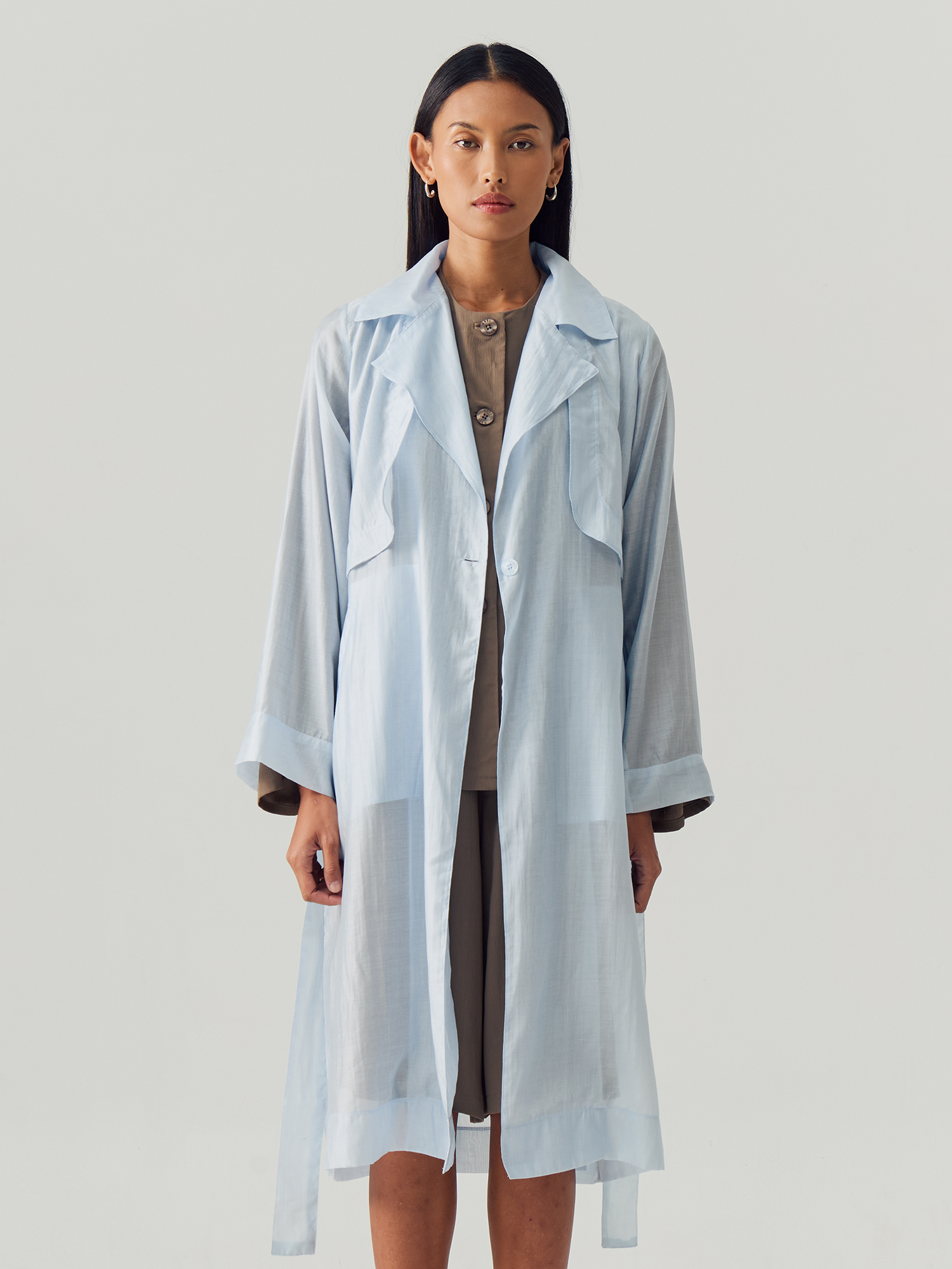 Blue Sheer Coat