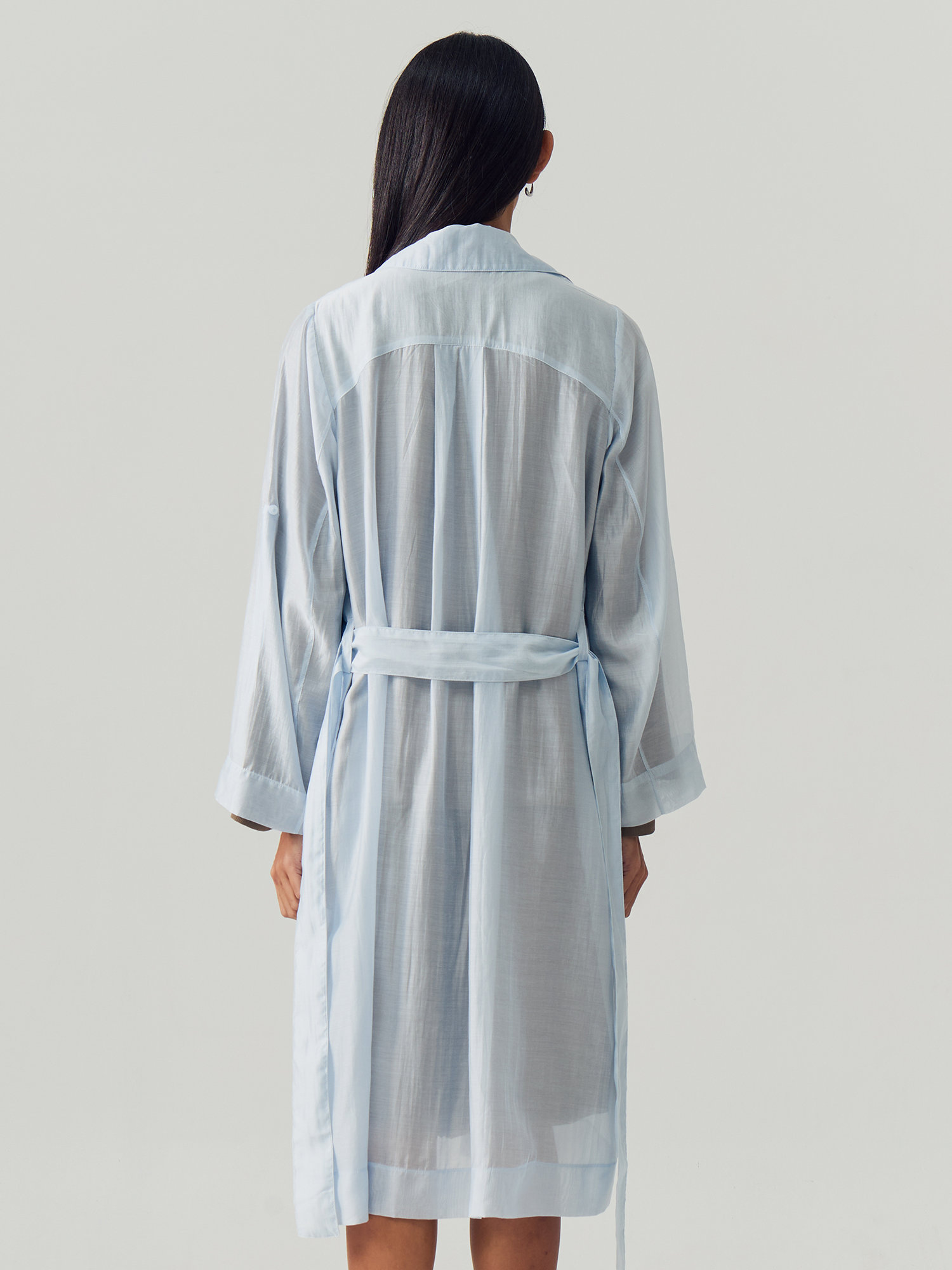 Blue Sheer Coat view 2