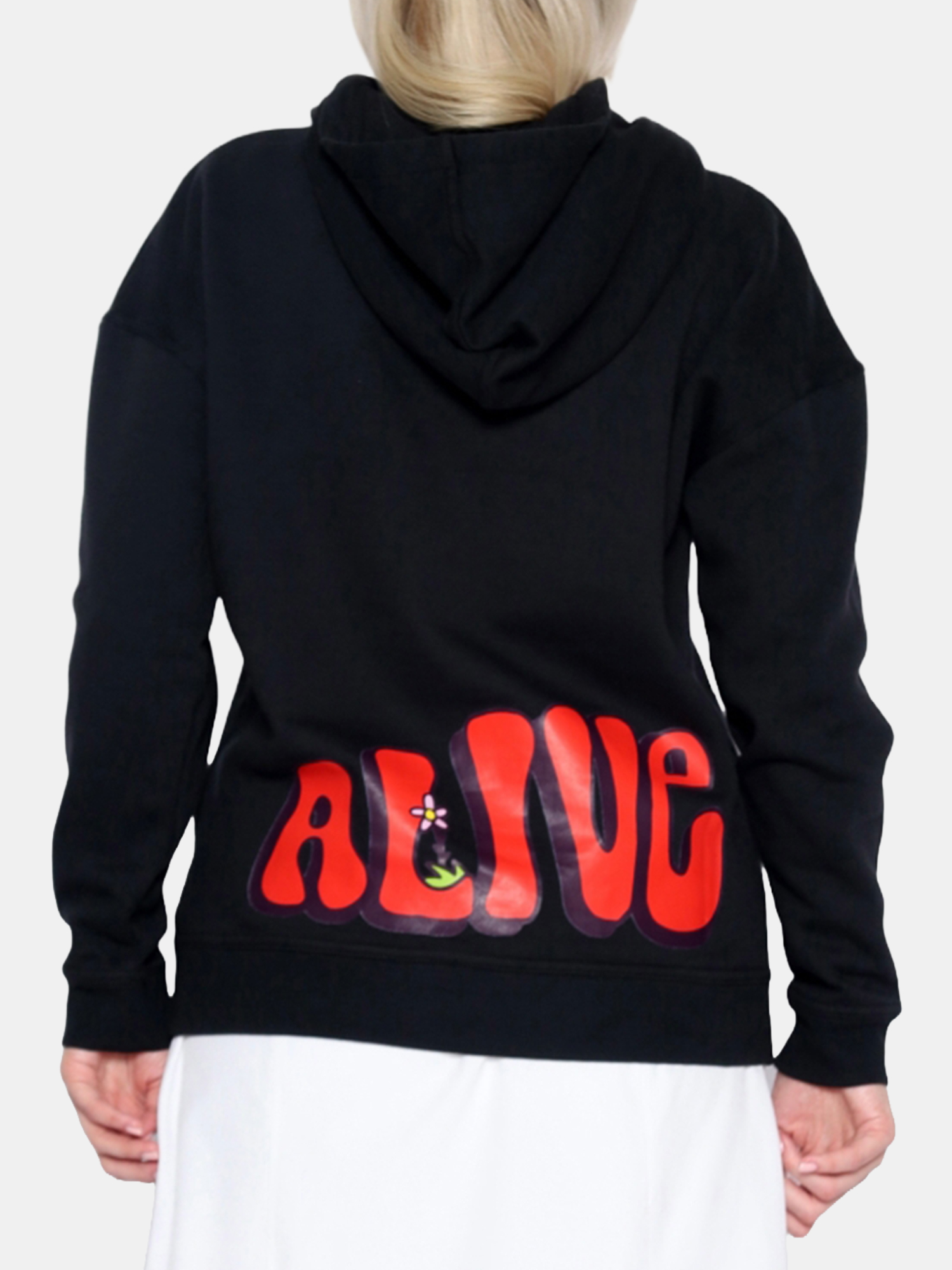 DUMMY PRODUCT - LEAH - Women's Black Hoodie view 3