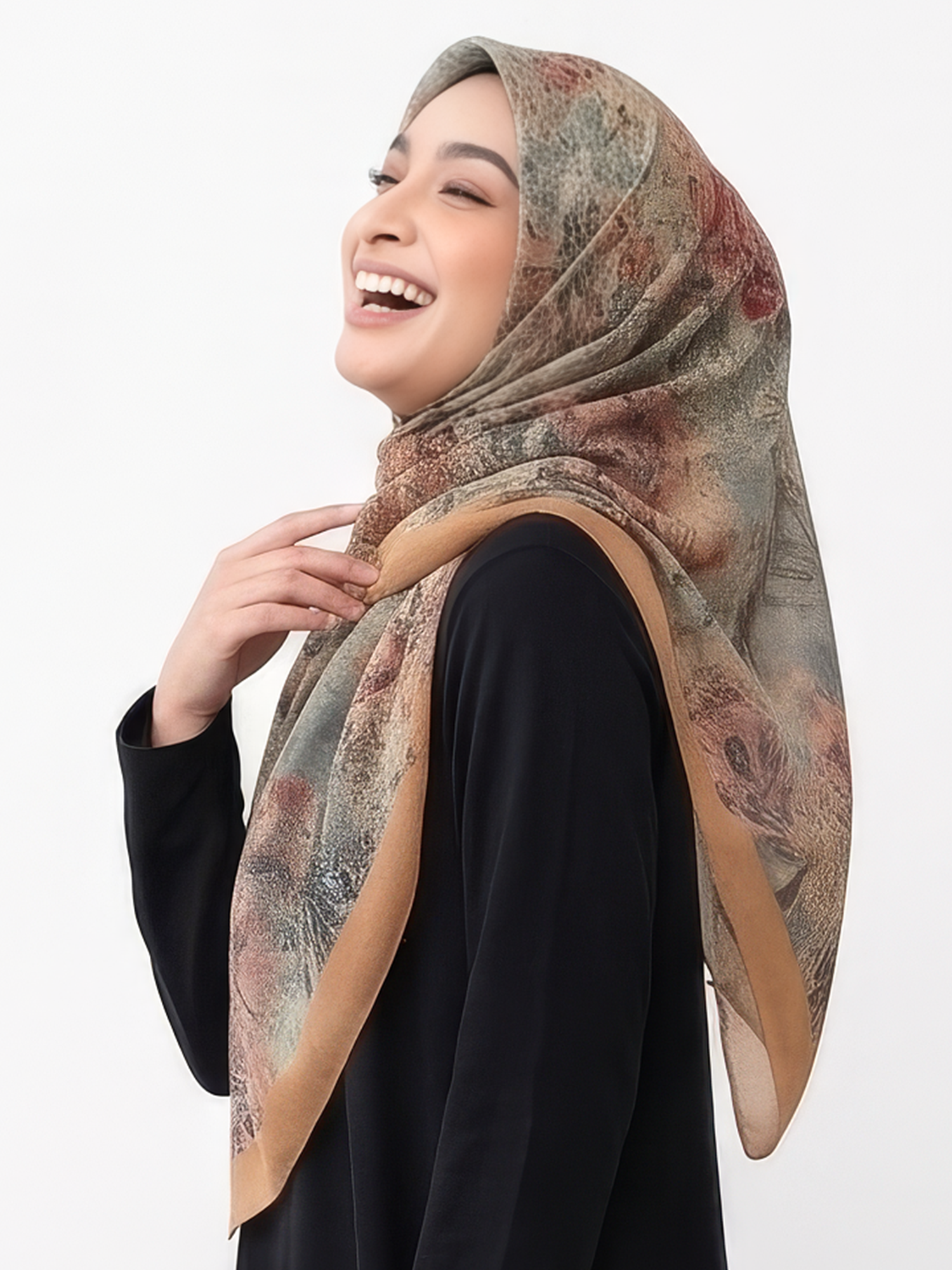 Serenade Flora Scarves Hijab view 4