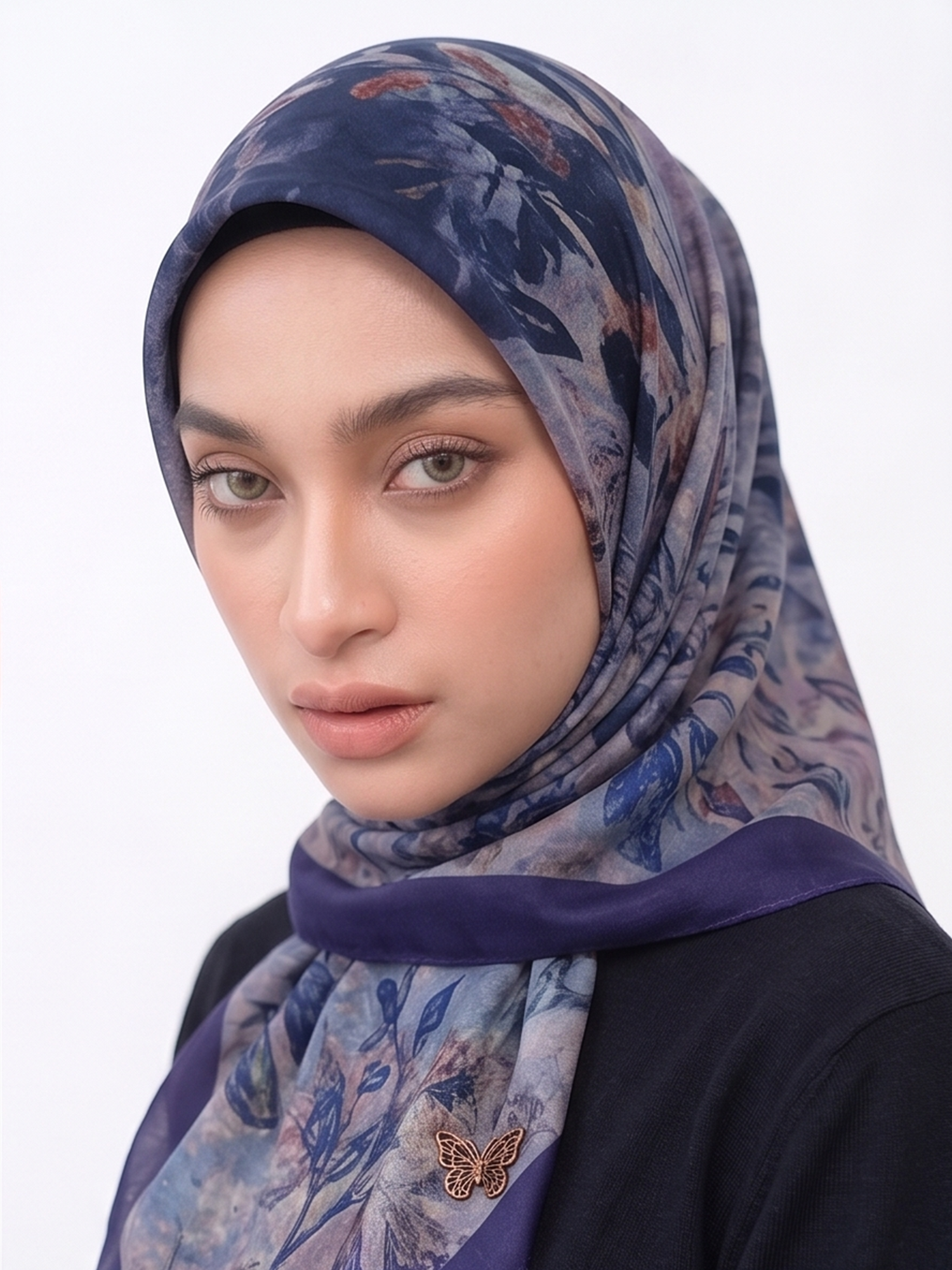 Serenade Flora Scarves Hijab view 2