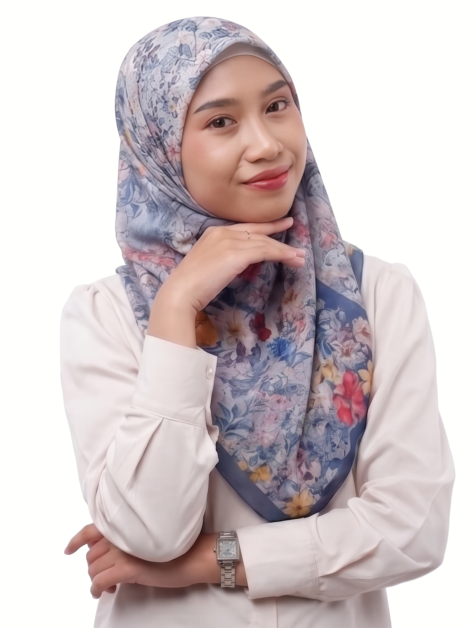 Blooming Heritage Scarves Hijab view 7