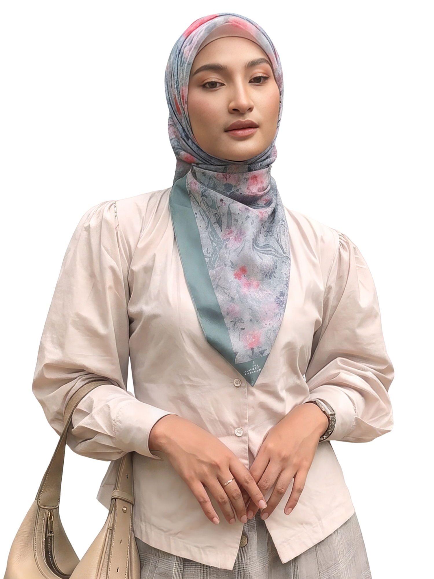 Blooming Heritage Scarves Hijab view 9