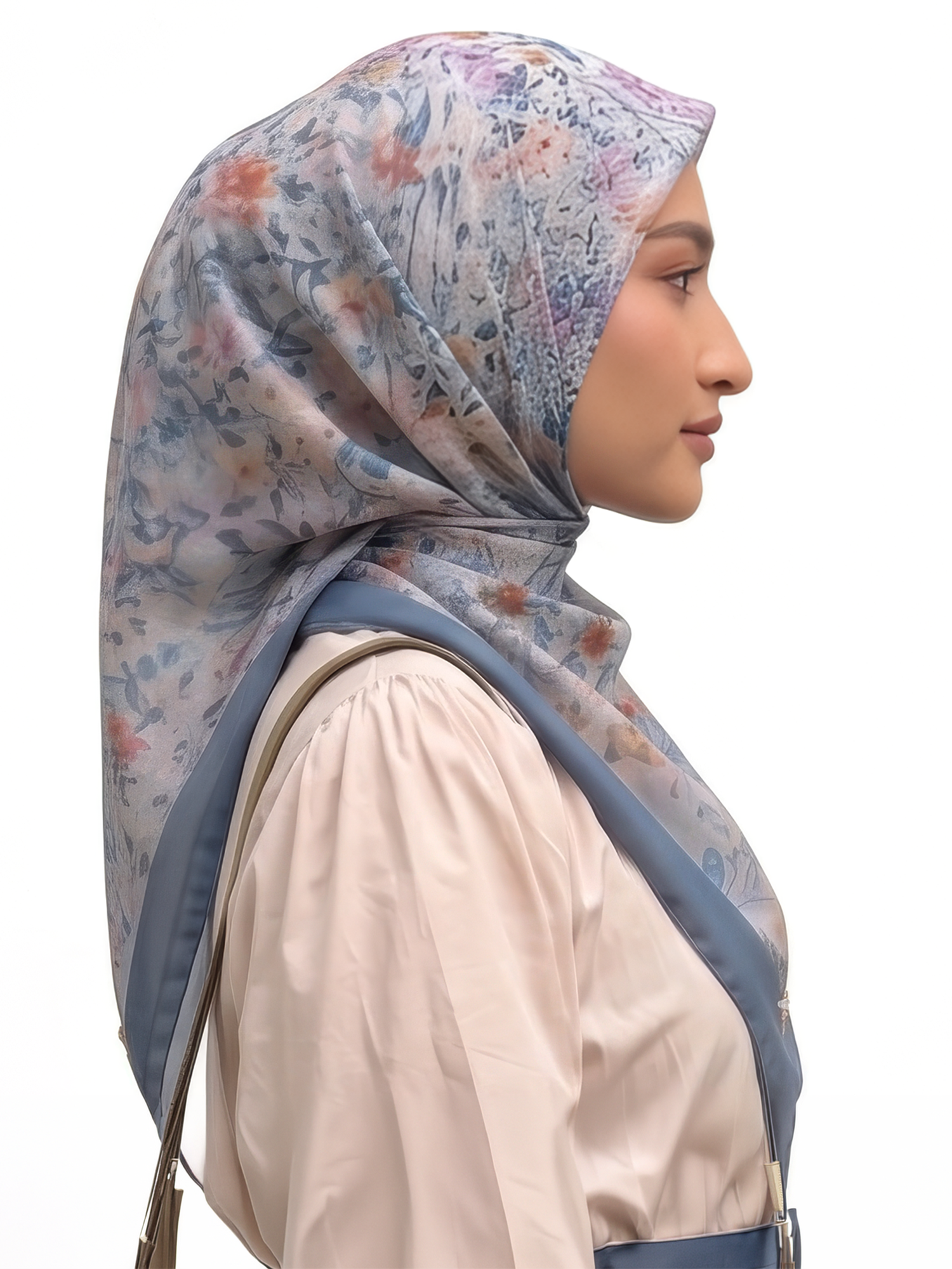 Blooming Heritage Scarves Hijab view 4