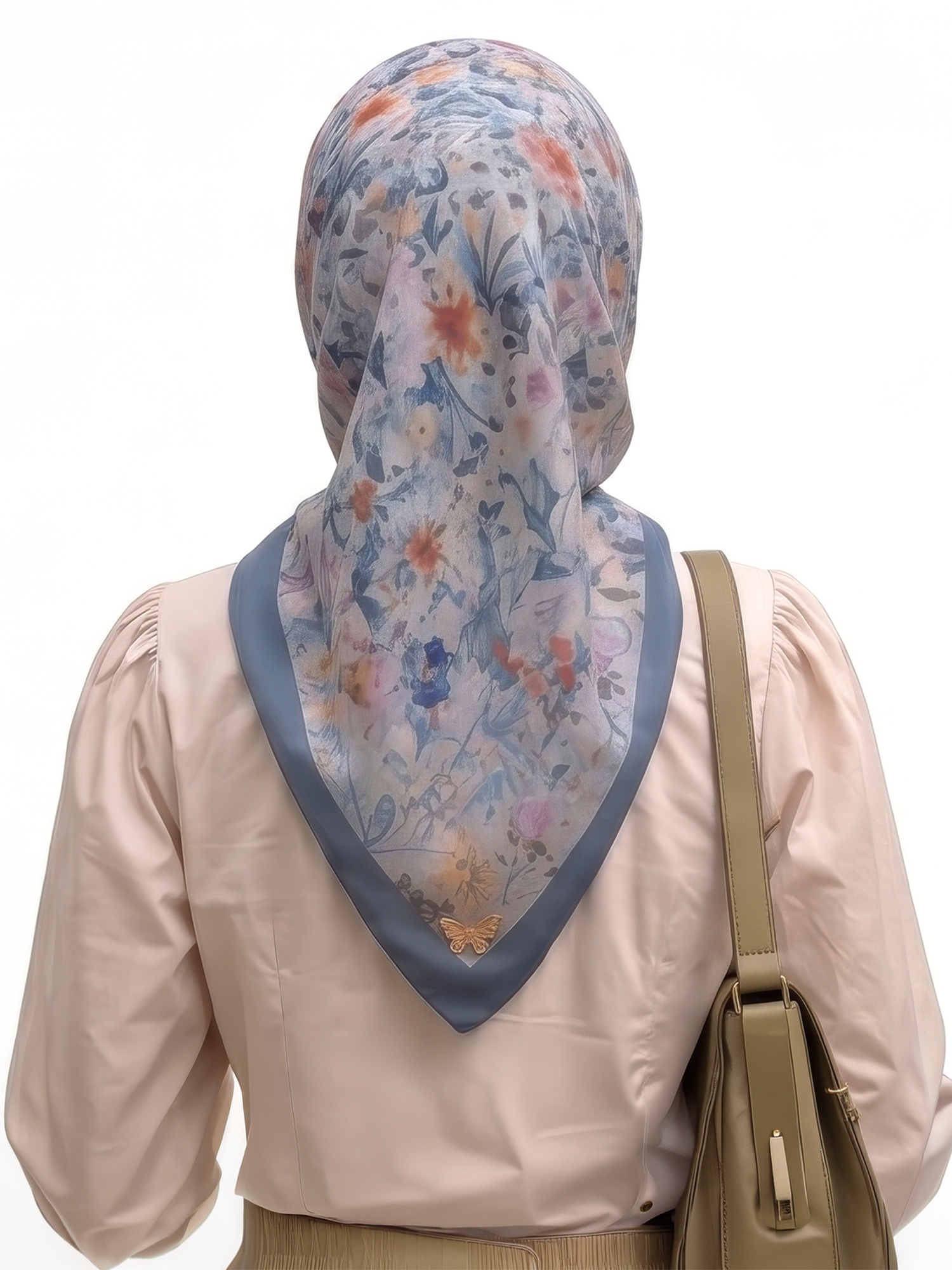 Blooming Heritage Scarves Hijab view 2