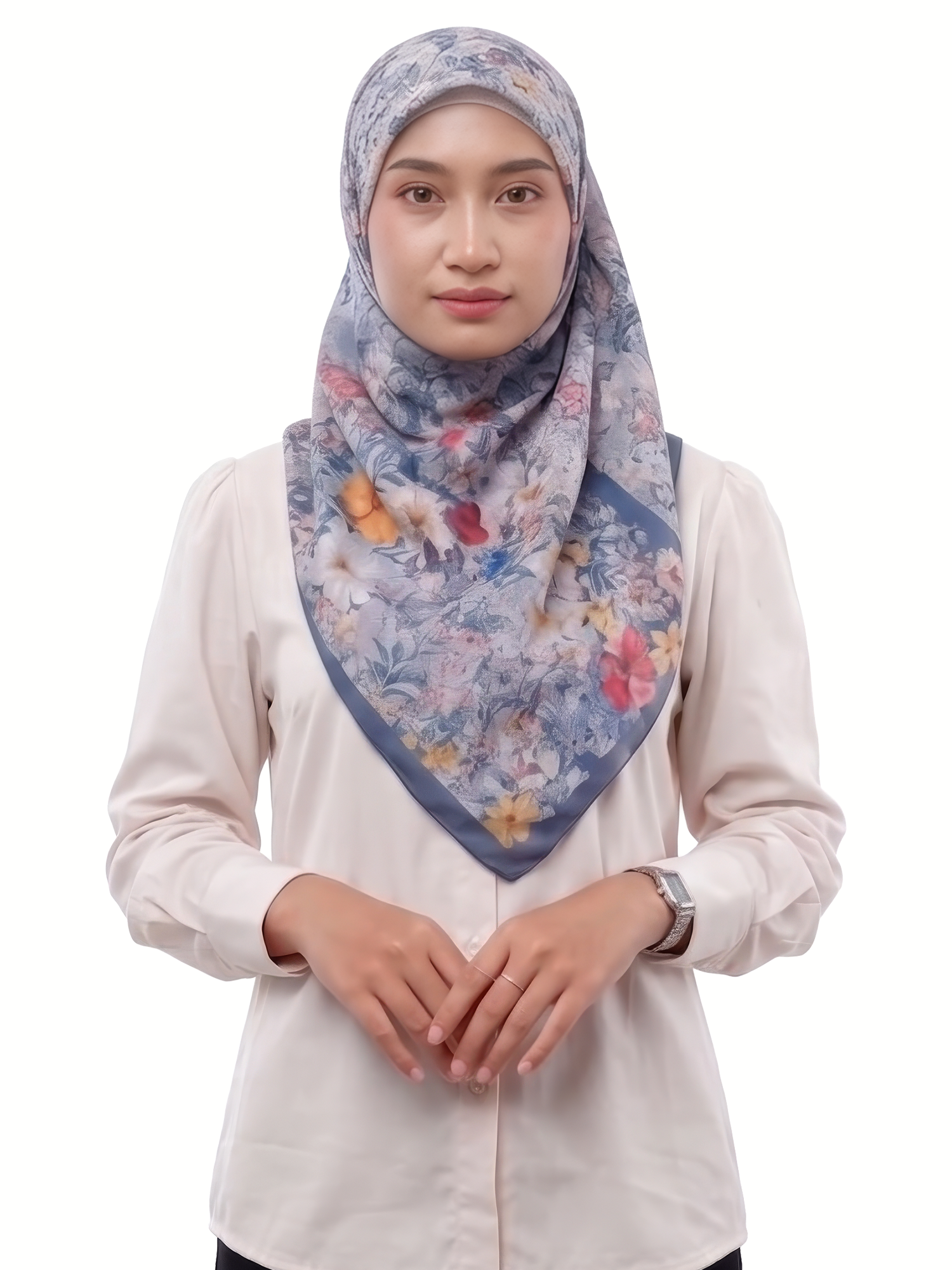 Blooming Heritage Scarves Hijab view 8