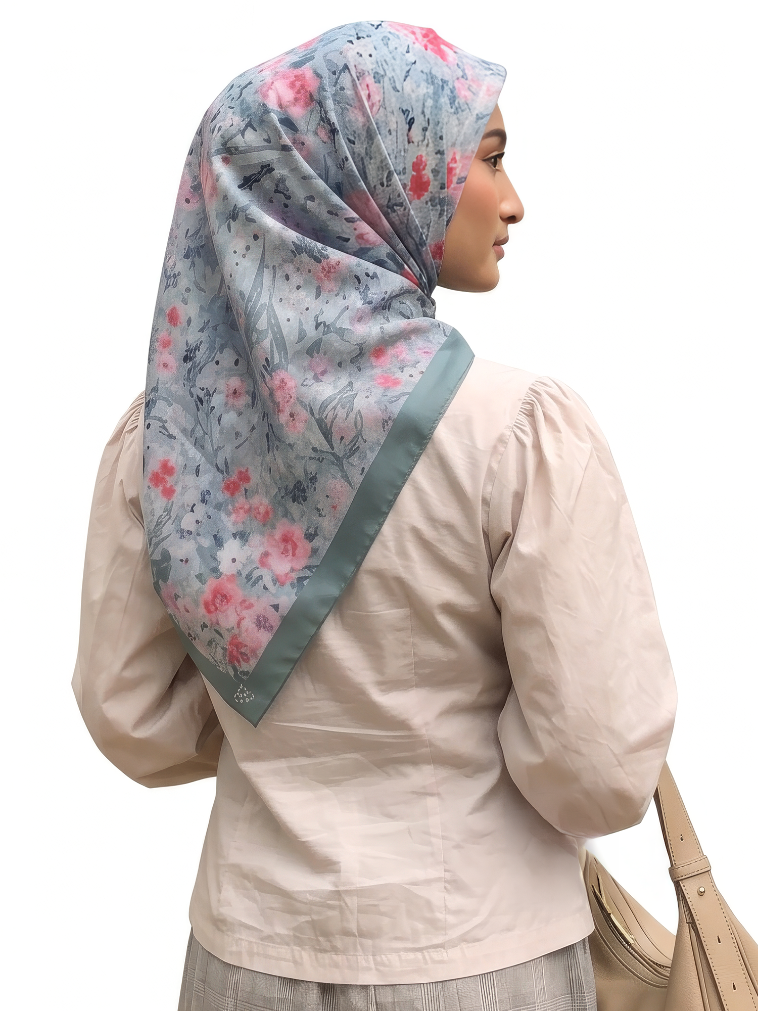 Blooming Heritage Scarves Hijab view 10