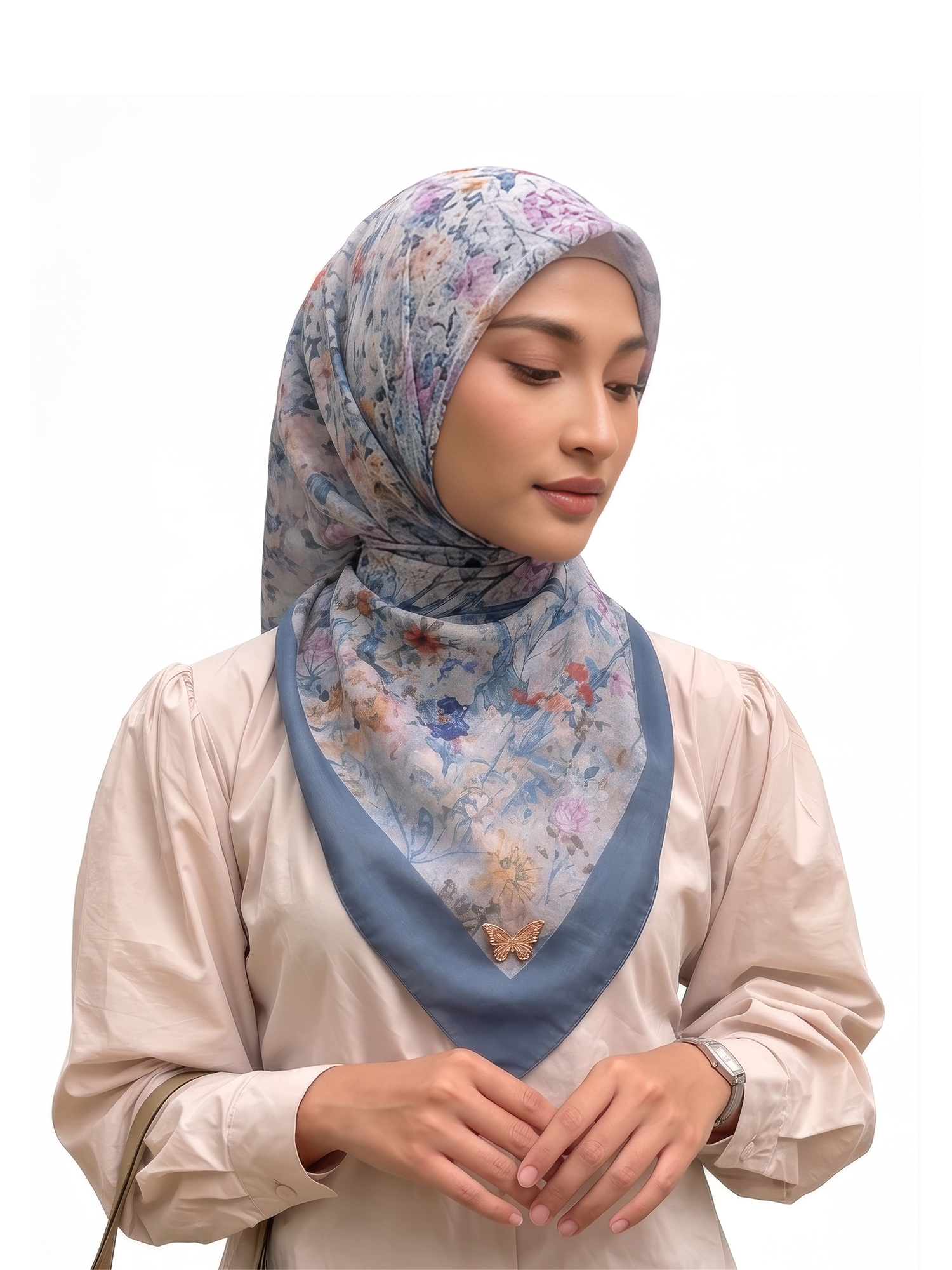 Blooming Heritage Scarves Hijab view 12