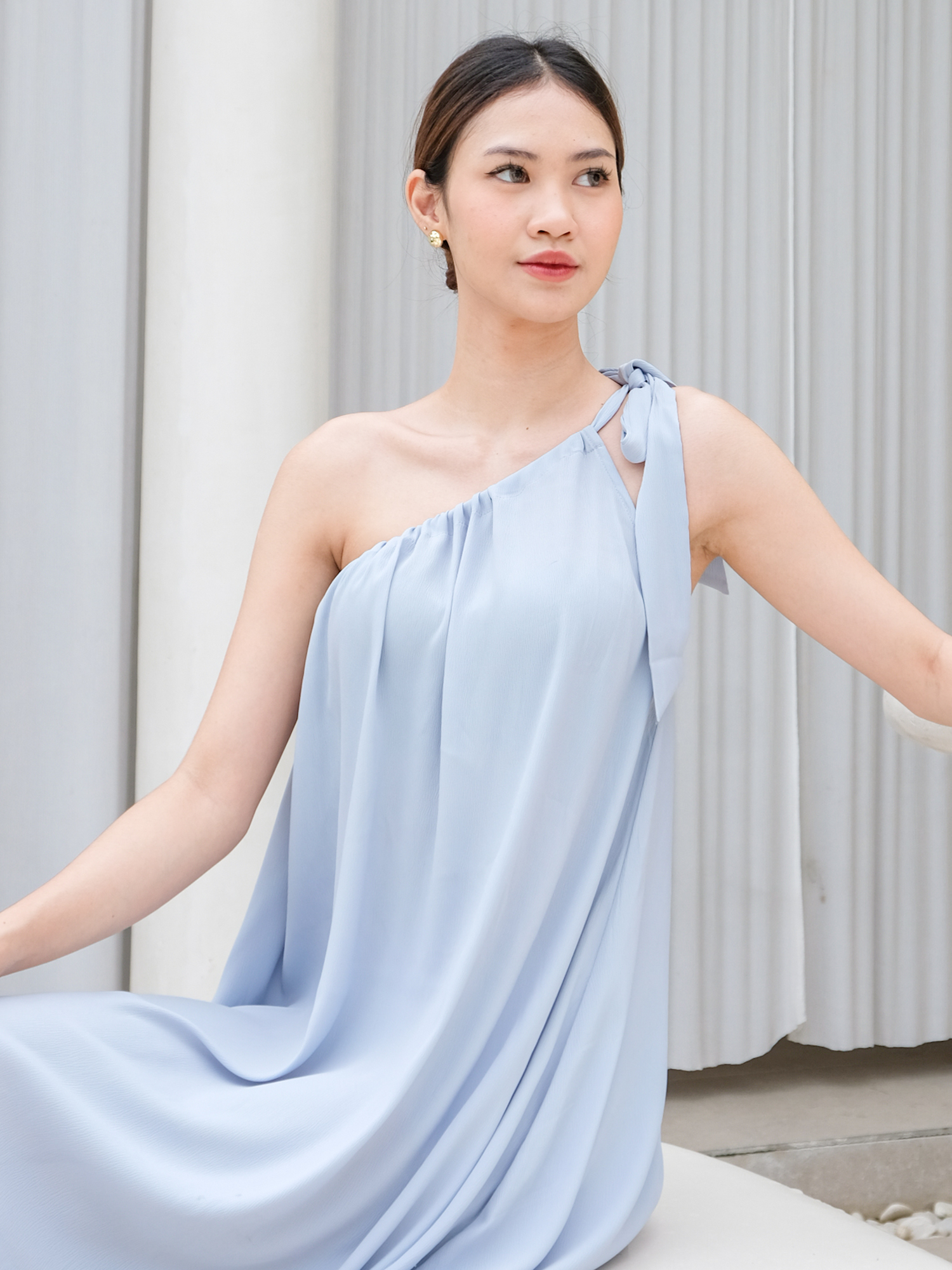 Fond of one shoulder dress view 10