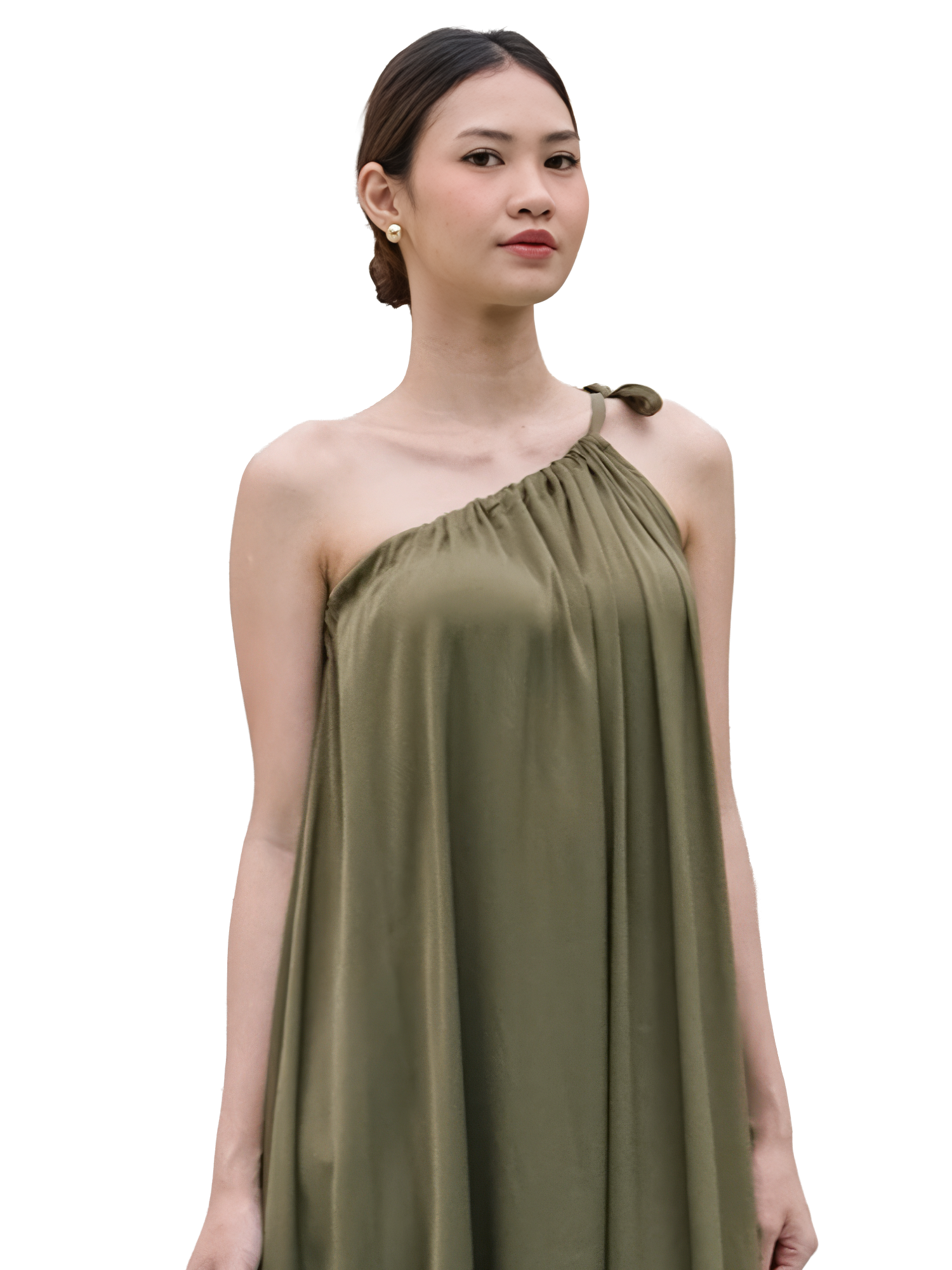 Fond of one shoulder dress view 6