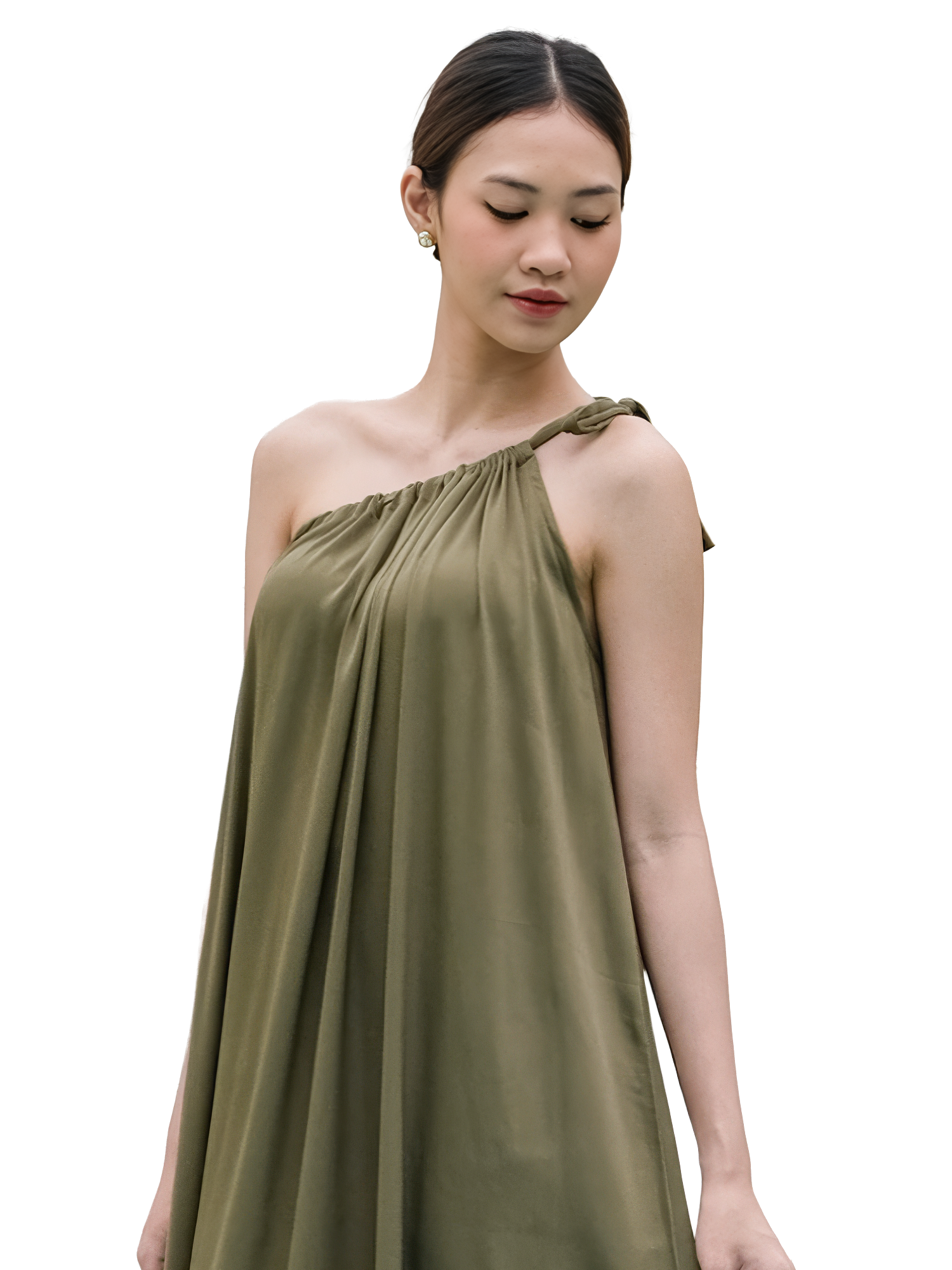 Fond of one shoulder dress view 8