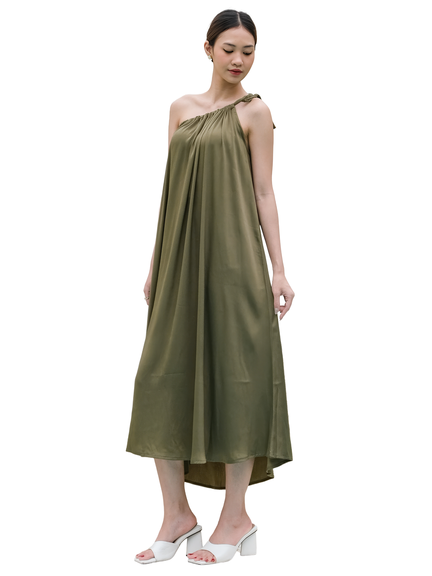Fond of one shoulder dress view 4