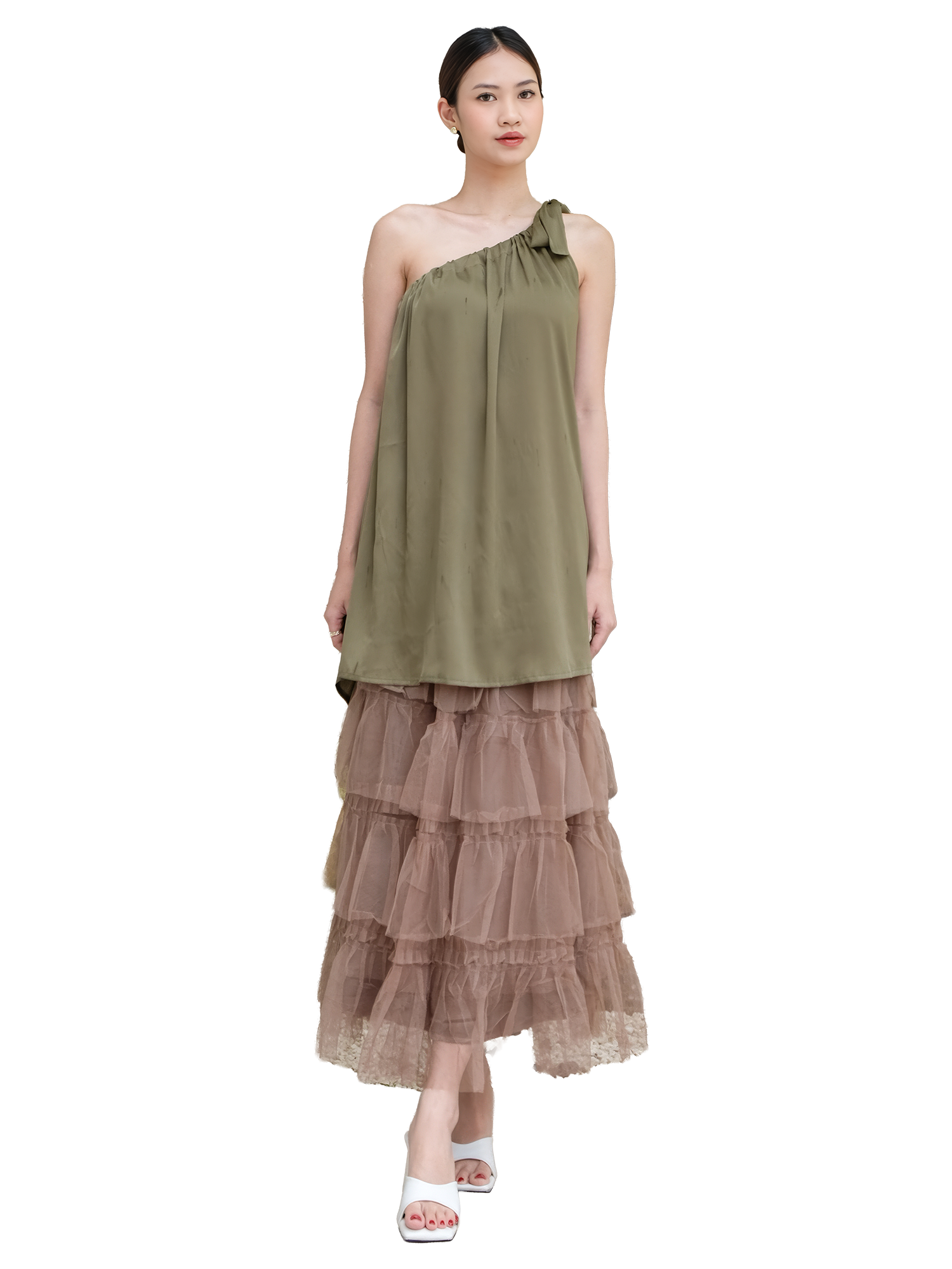 Fond of one shoulder top view 4