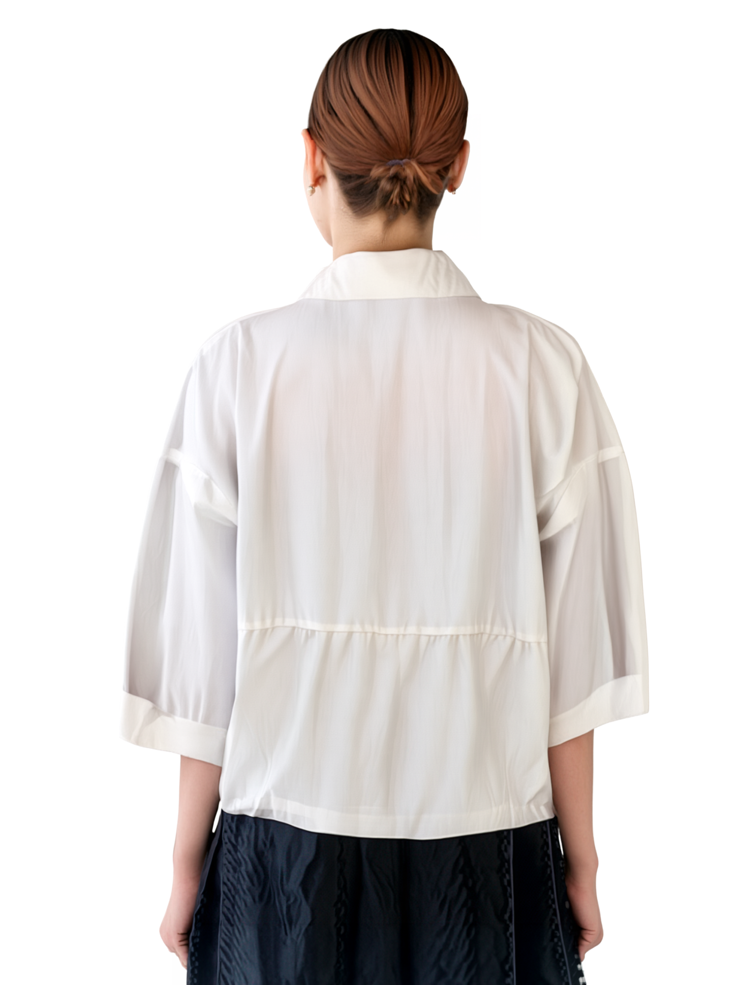 Fond of Cotton White Top Shirt view 2