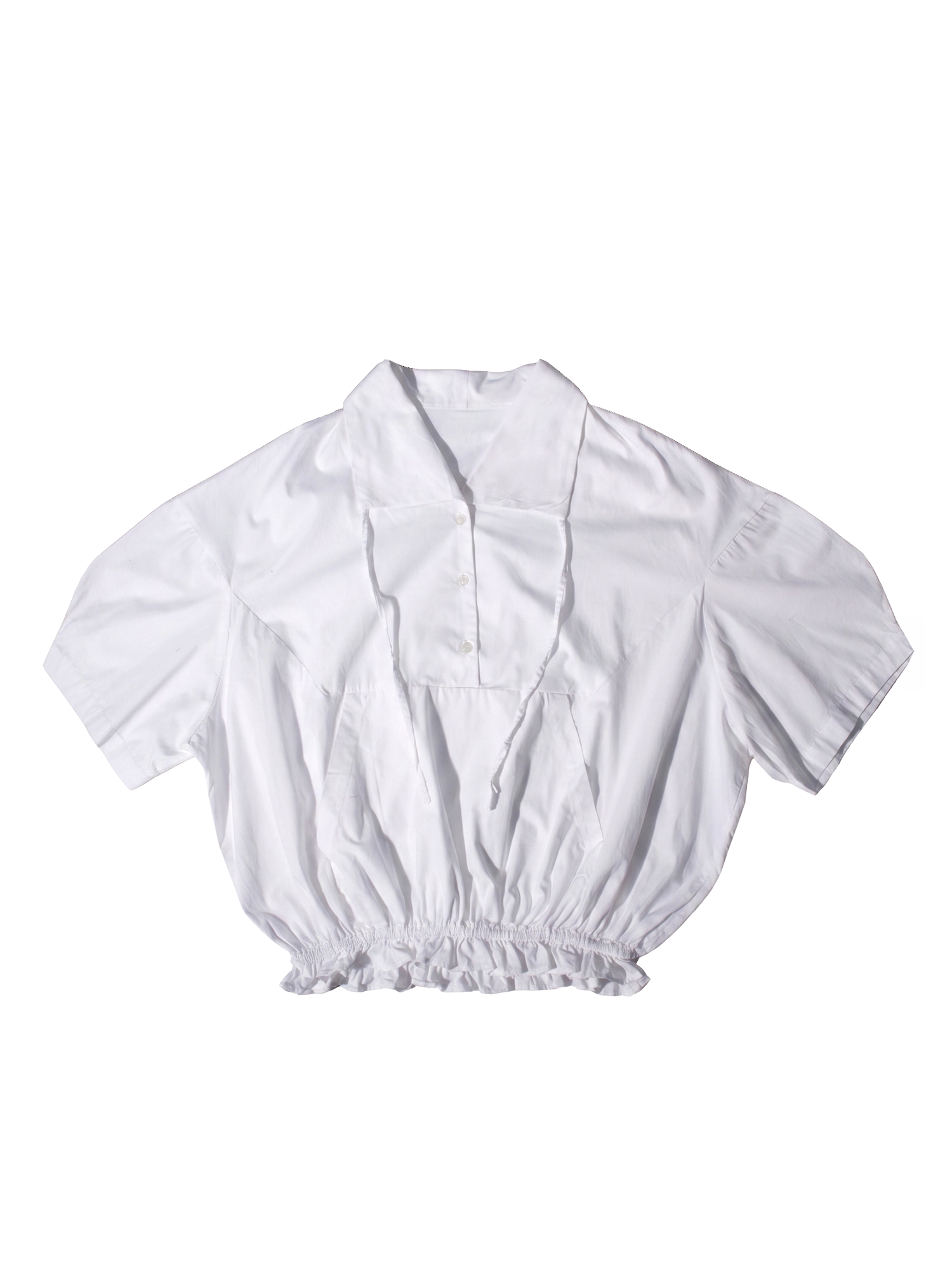 Fond of Cotton White Top Shirt view 6