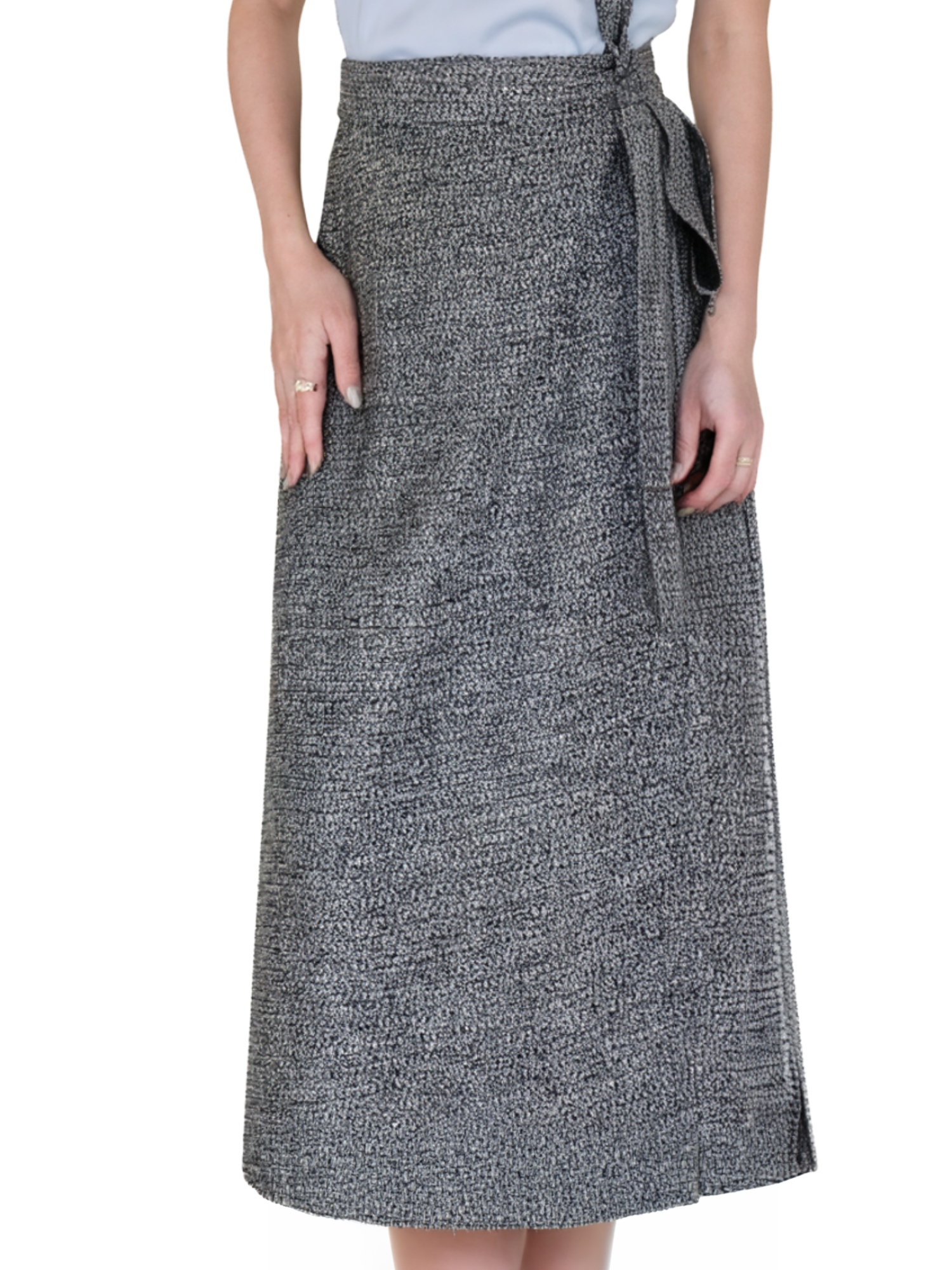 Fond of Tweed Wrap Skirt view 3
