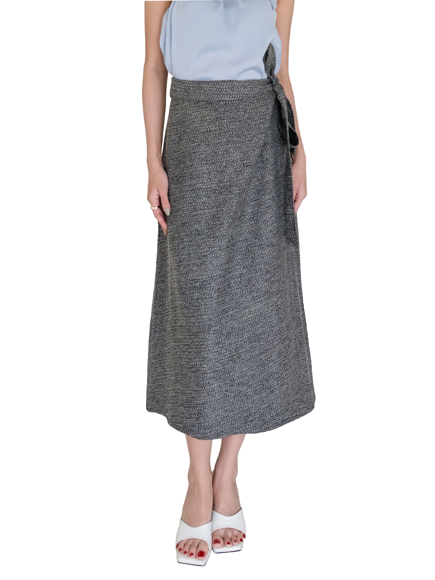 Fond of Tweed Wrap Skirt view 6
