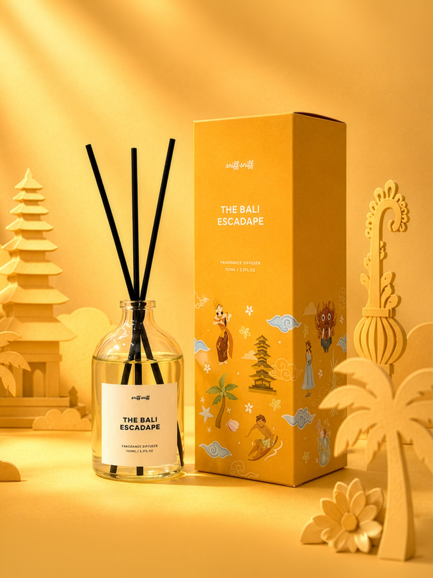 DUMMY - Reed diffuser 100ml- Pengharum kamar/ruangan view 3