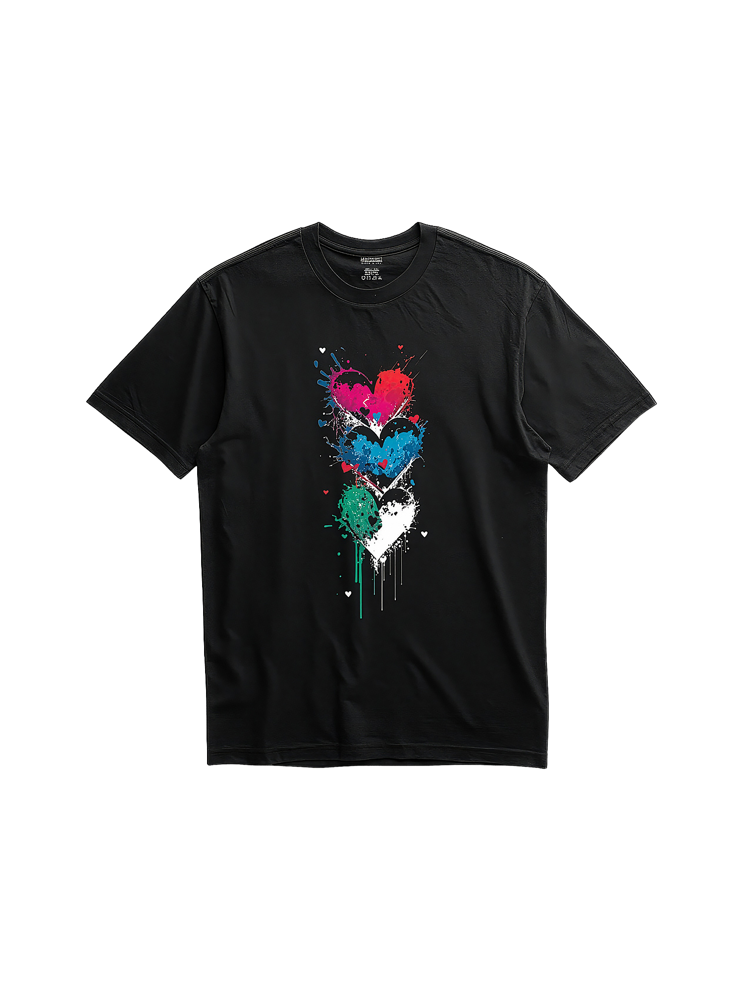 Monstreet Regular Fit Black Cotton Graphic Tshirt UTR152