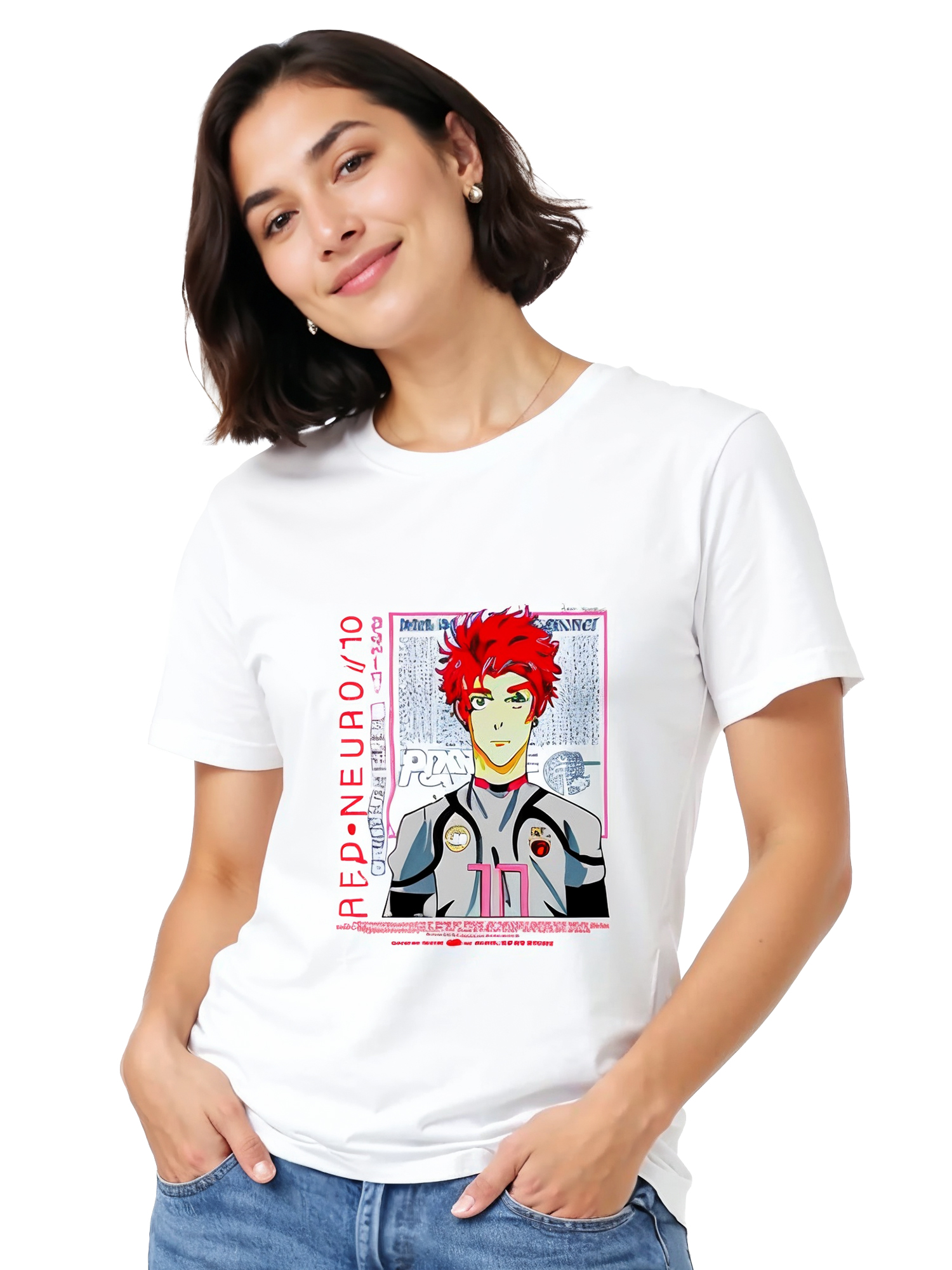 Monstreet Regular Fit White Cotton Graphic Tshirt UTR194