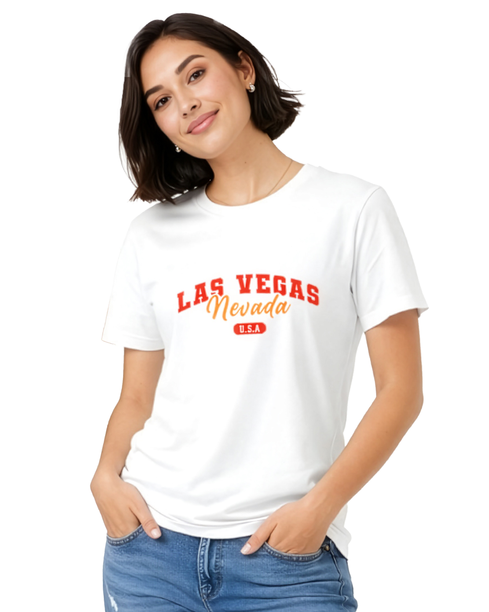Monstreet Regular Fit White Cotton Graphic Tshirt UTR221 view 4