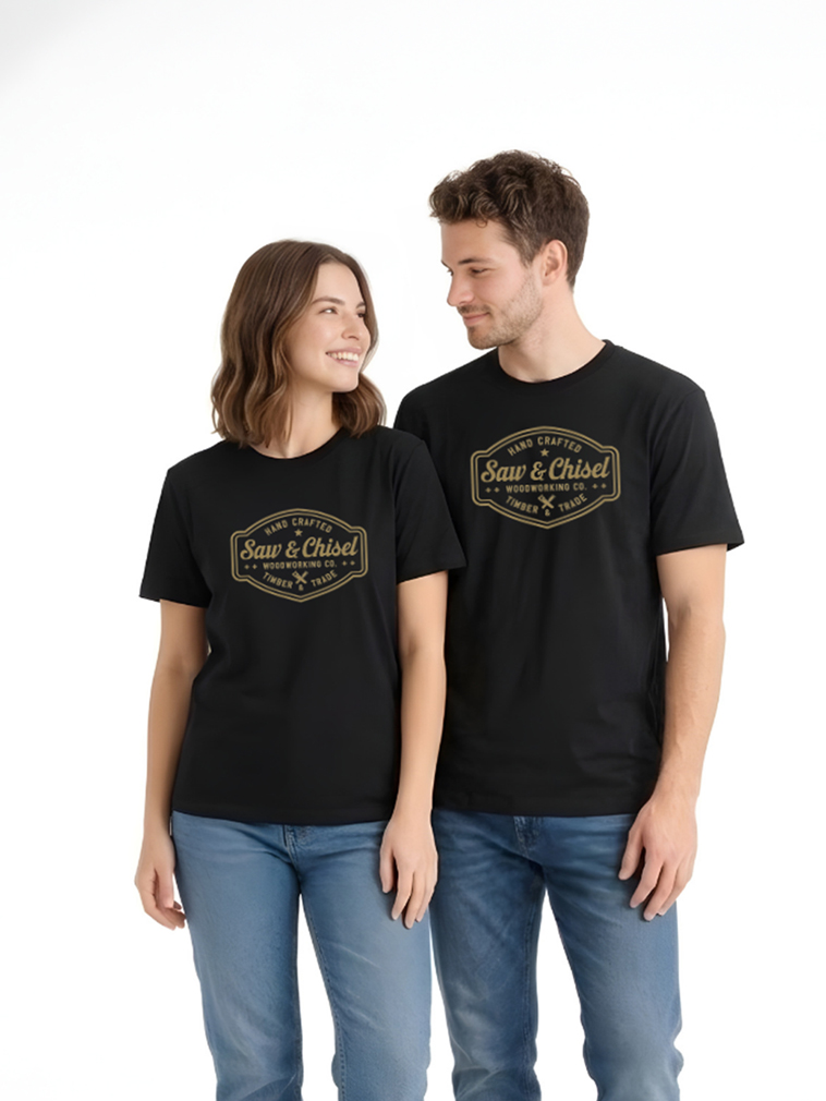 Monstreet Regular Fit Black Cotton Graphic Tshirt UTR227 view 3