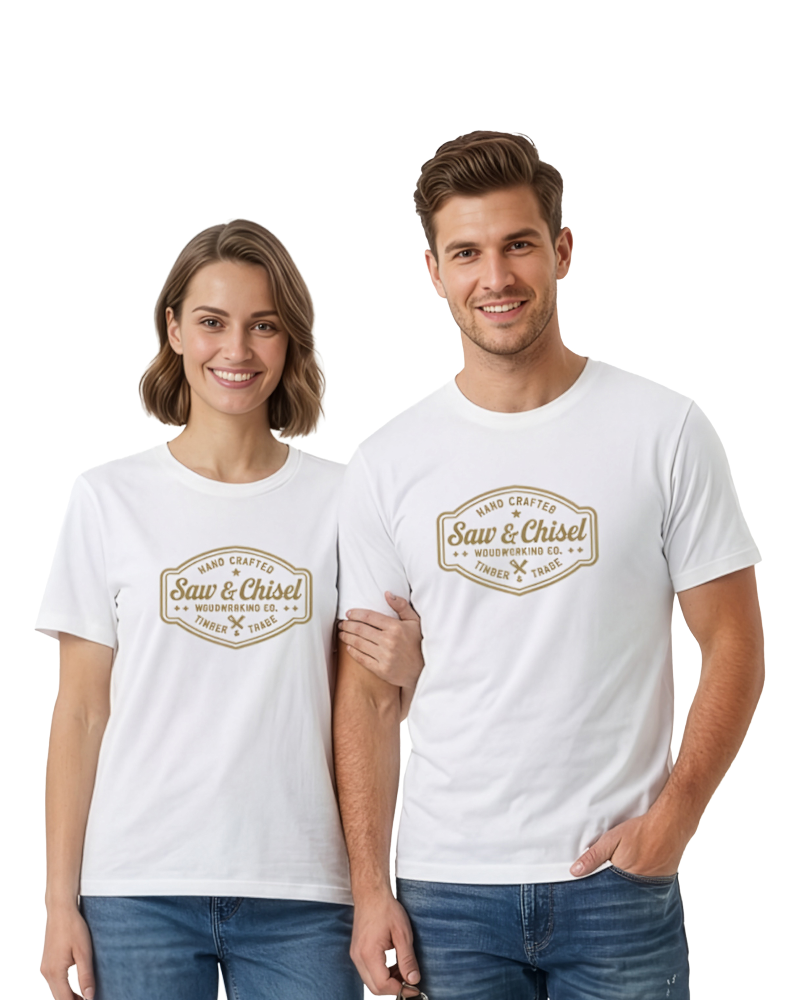 Monstreet Regular Fit White Cotton Graphic Tshirt UTR227 view 3