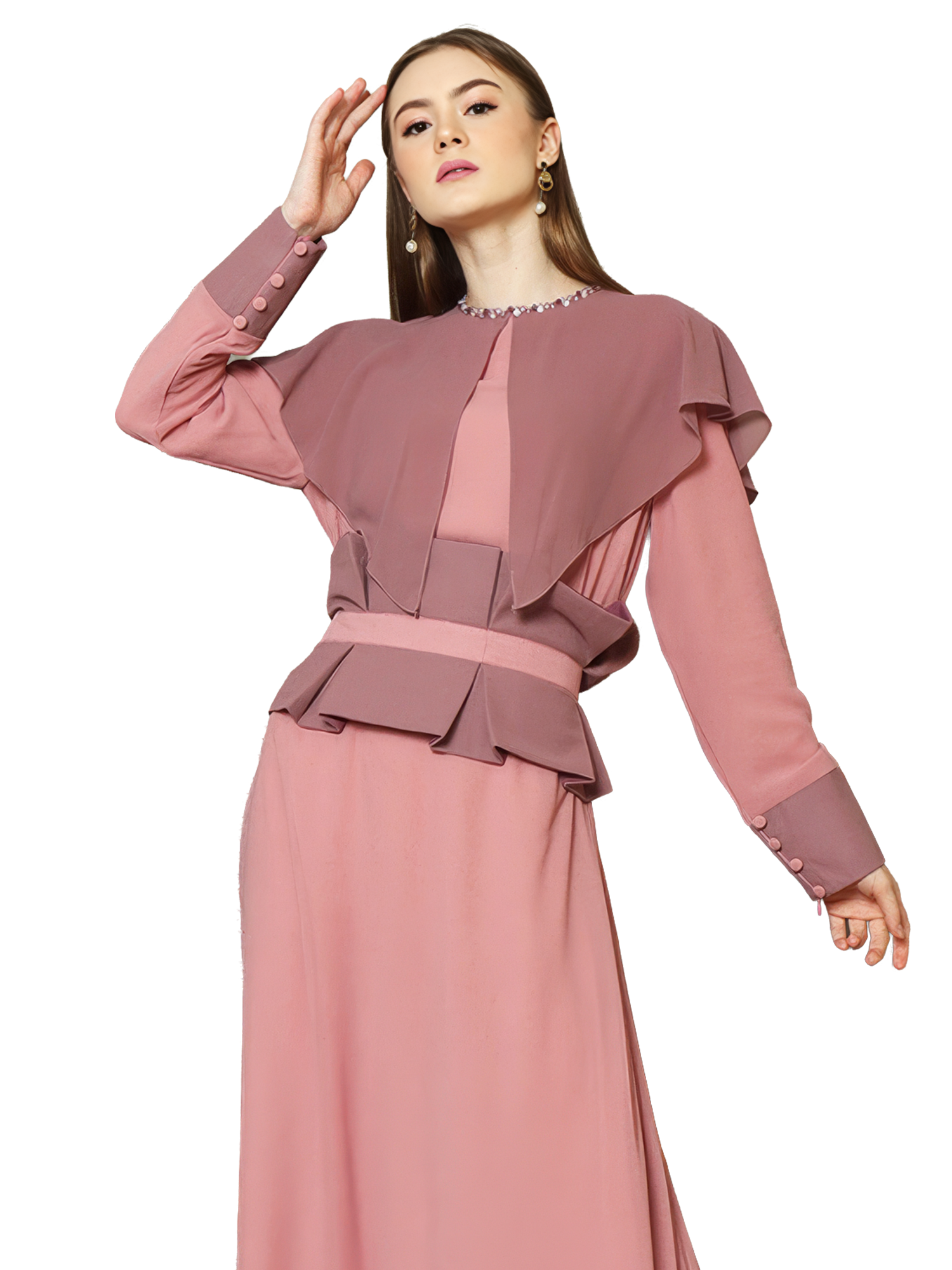 Amaya Purple Gamis  view 5